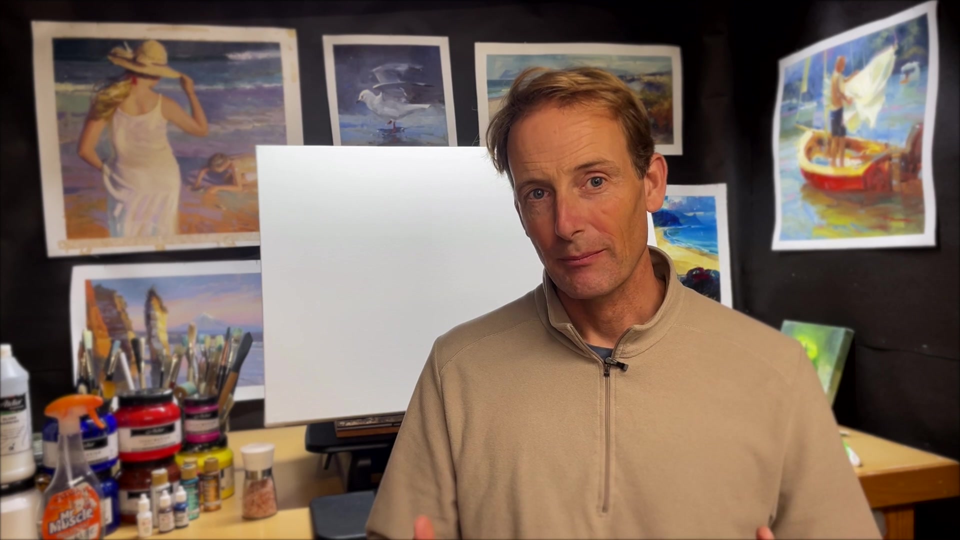 Step 3 — Setting Up the Workspace (video frame from the lesson)