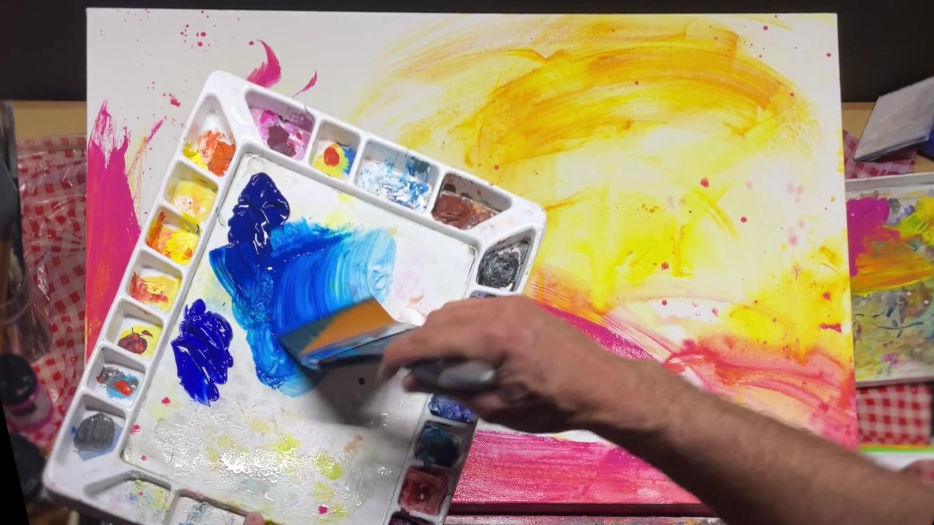 Step 8 — Creating Expressive Marks (video frame from the lesson)
