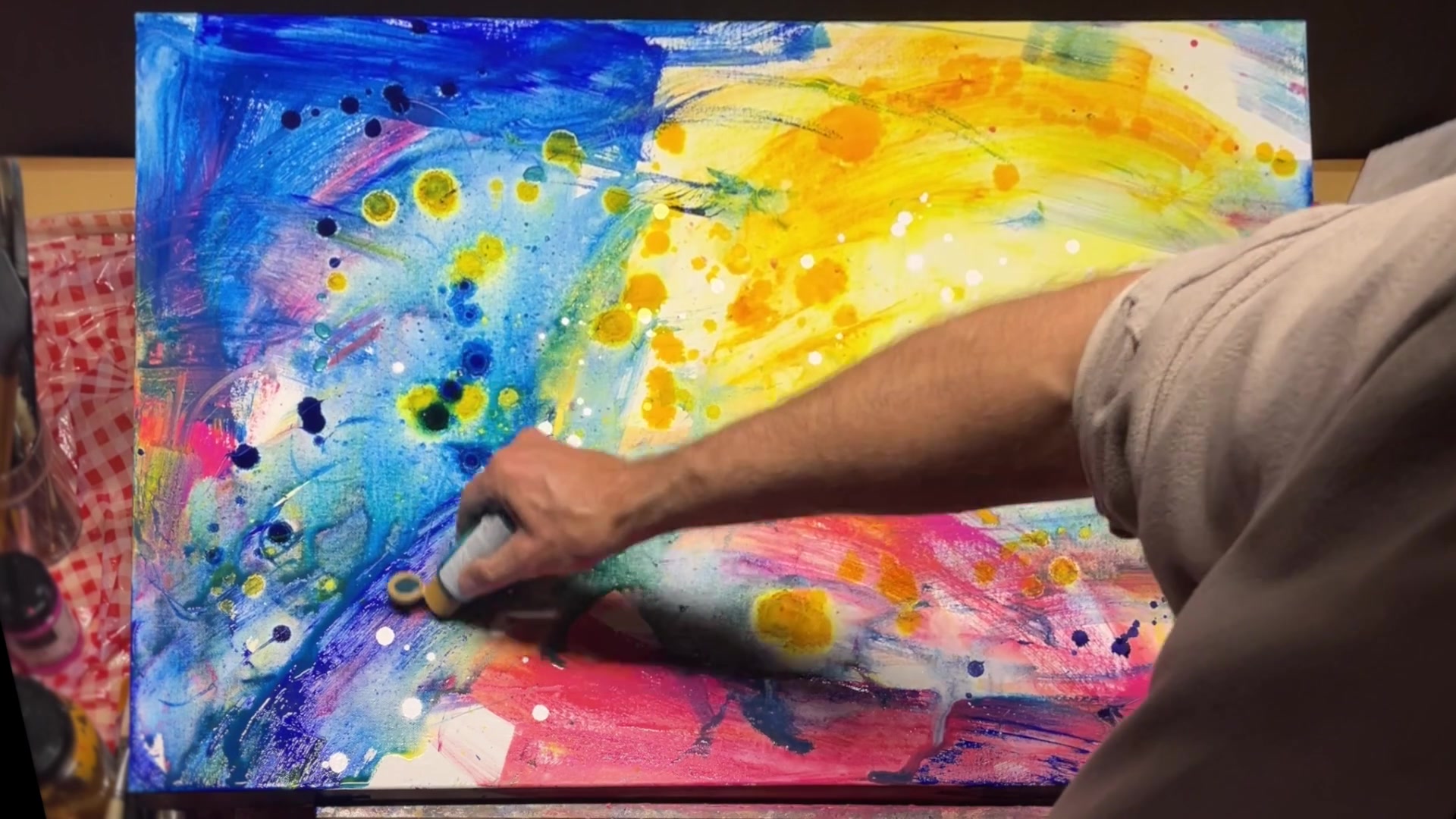 Step 10 — Maintaining Color Vibrancy (video frame from the lesson)