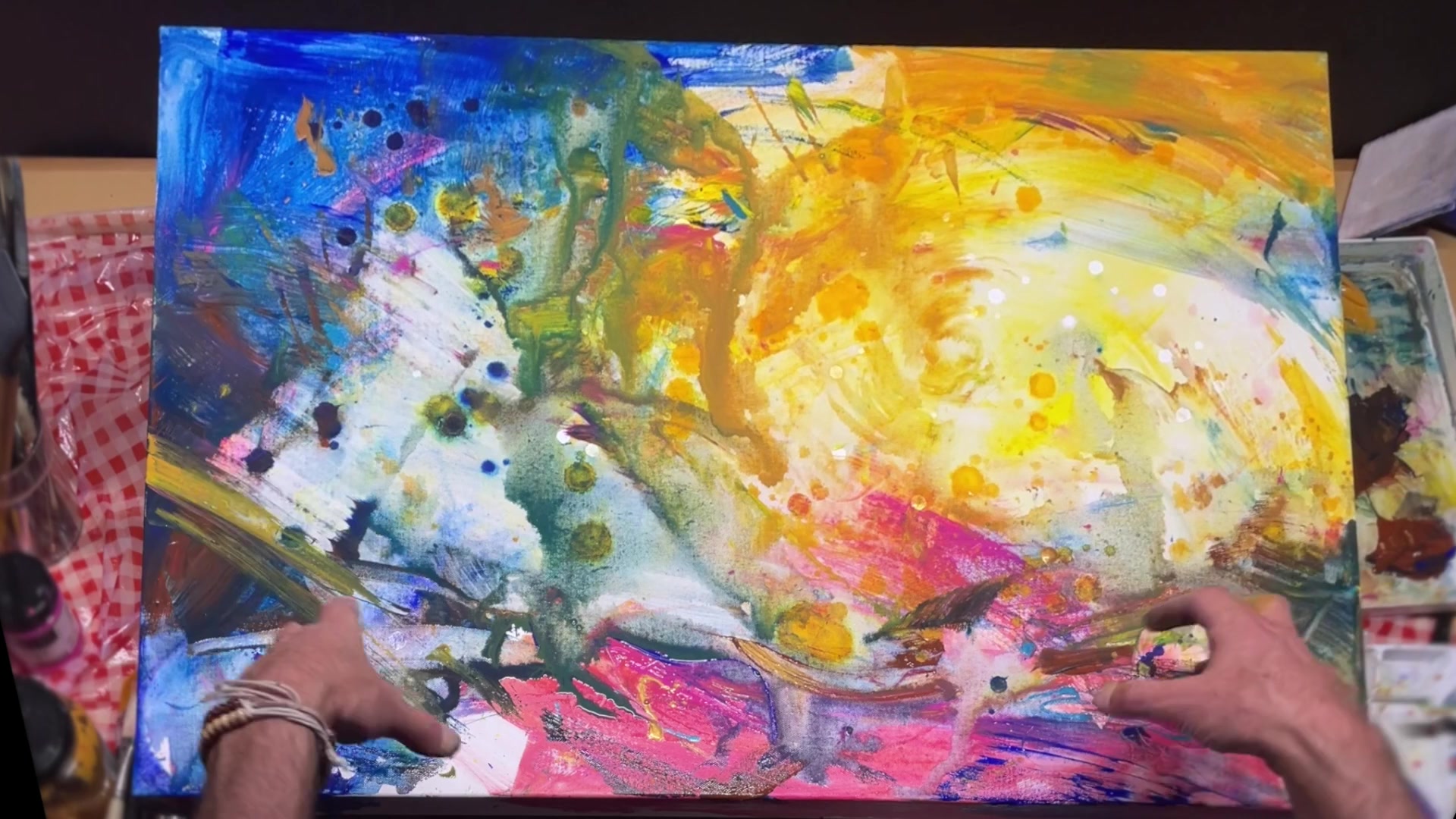 Step 11 — Creating Variety in Abstracts (video frame from the lesson)