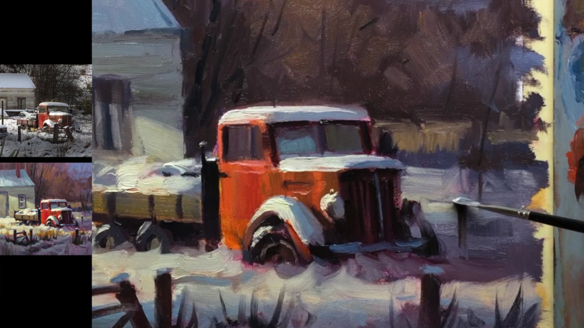 Step 17 — Final adjustments and corrections (video frame from the lesson)