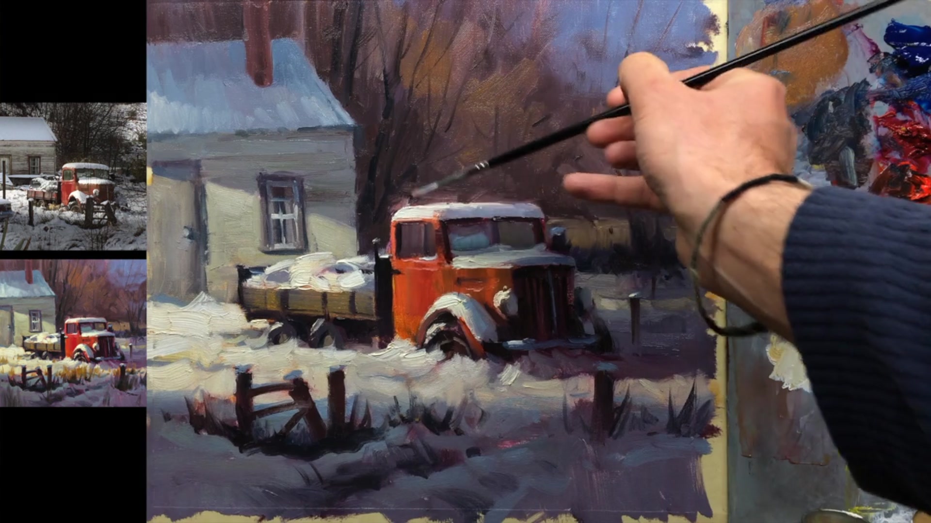 Step 18 — Adding final touches (video frame from the lesson)