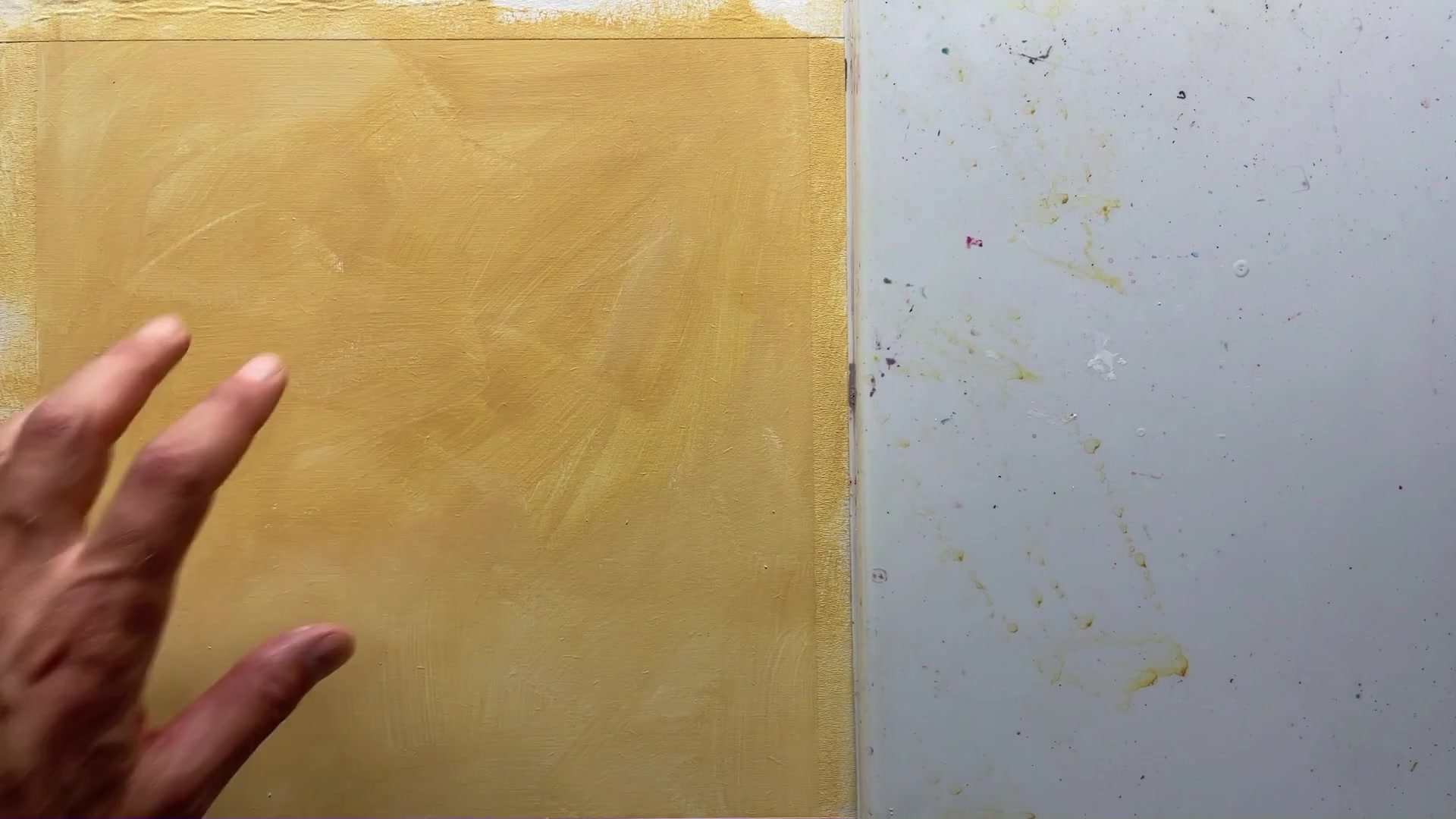 Step 5 — Protecting the base layer (video frame from the lesson)