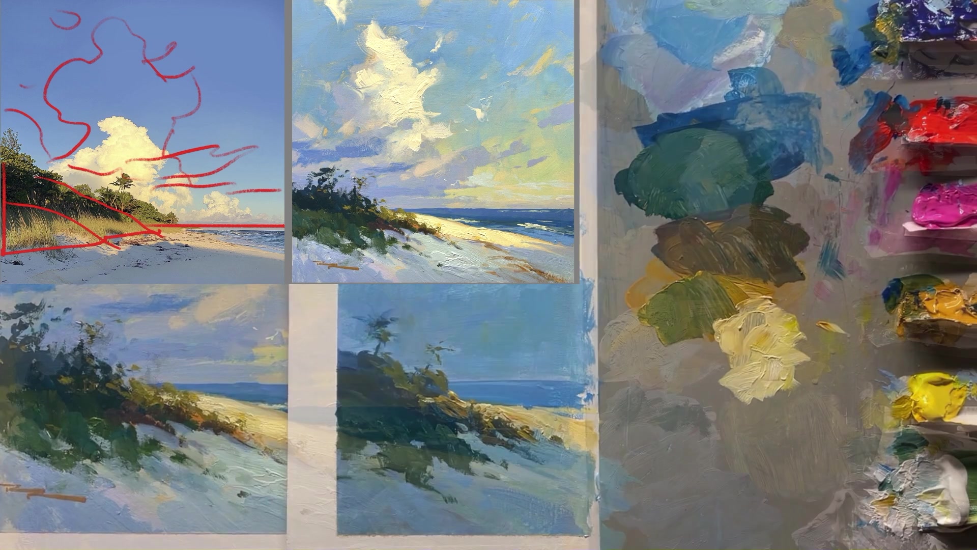 Step 14 — Final touches and signing (video frame from the lesson)