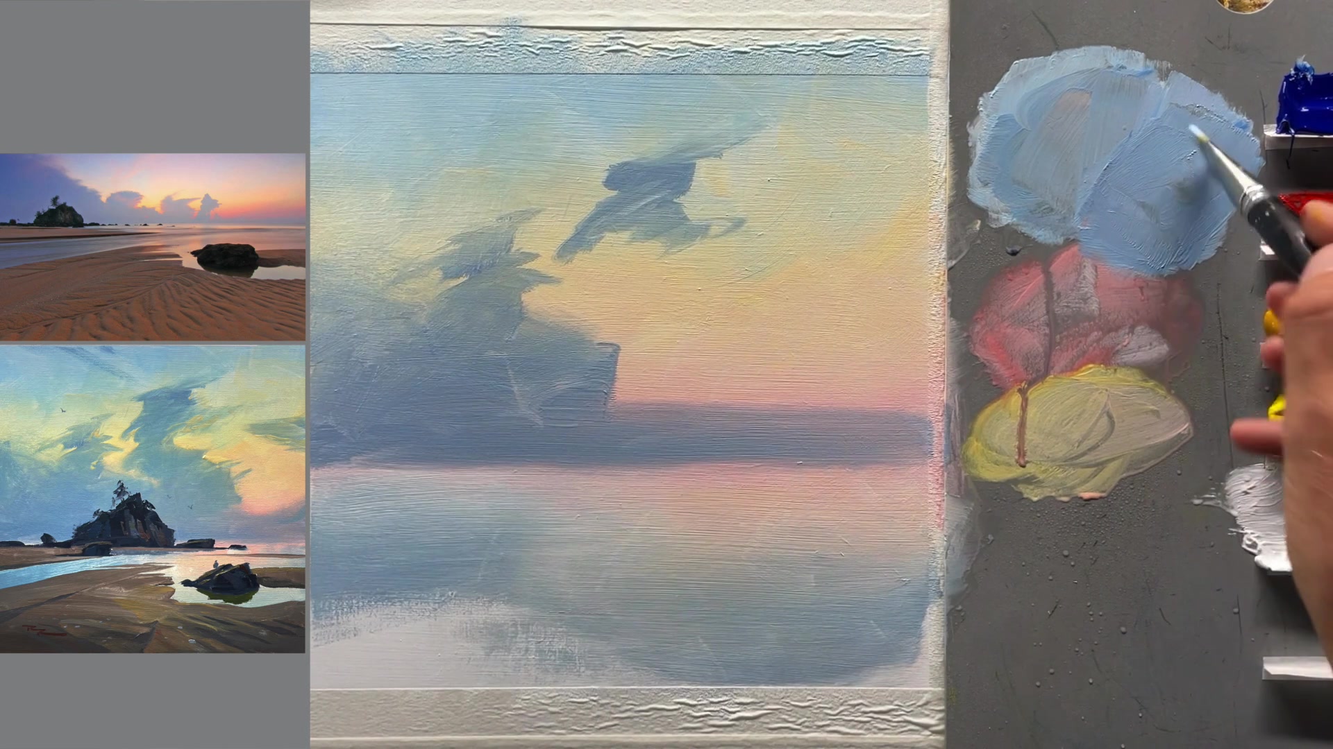 Step 4 — Adding cloud details (video frame from the lesson)