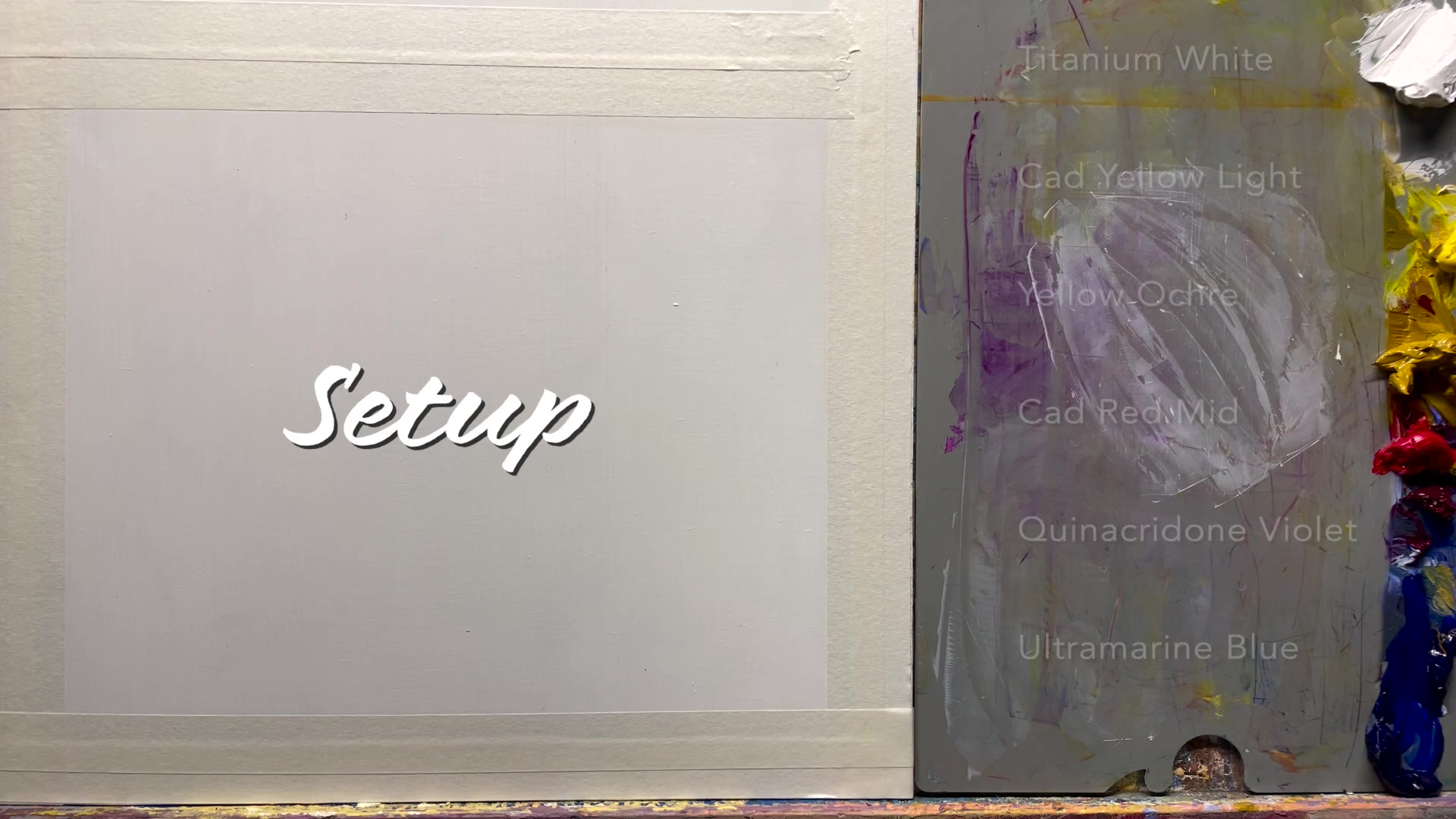 Step 2 — Materials and Surface Preparation (video frame from the lesson)