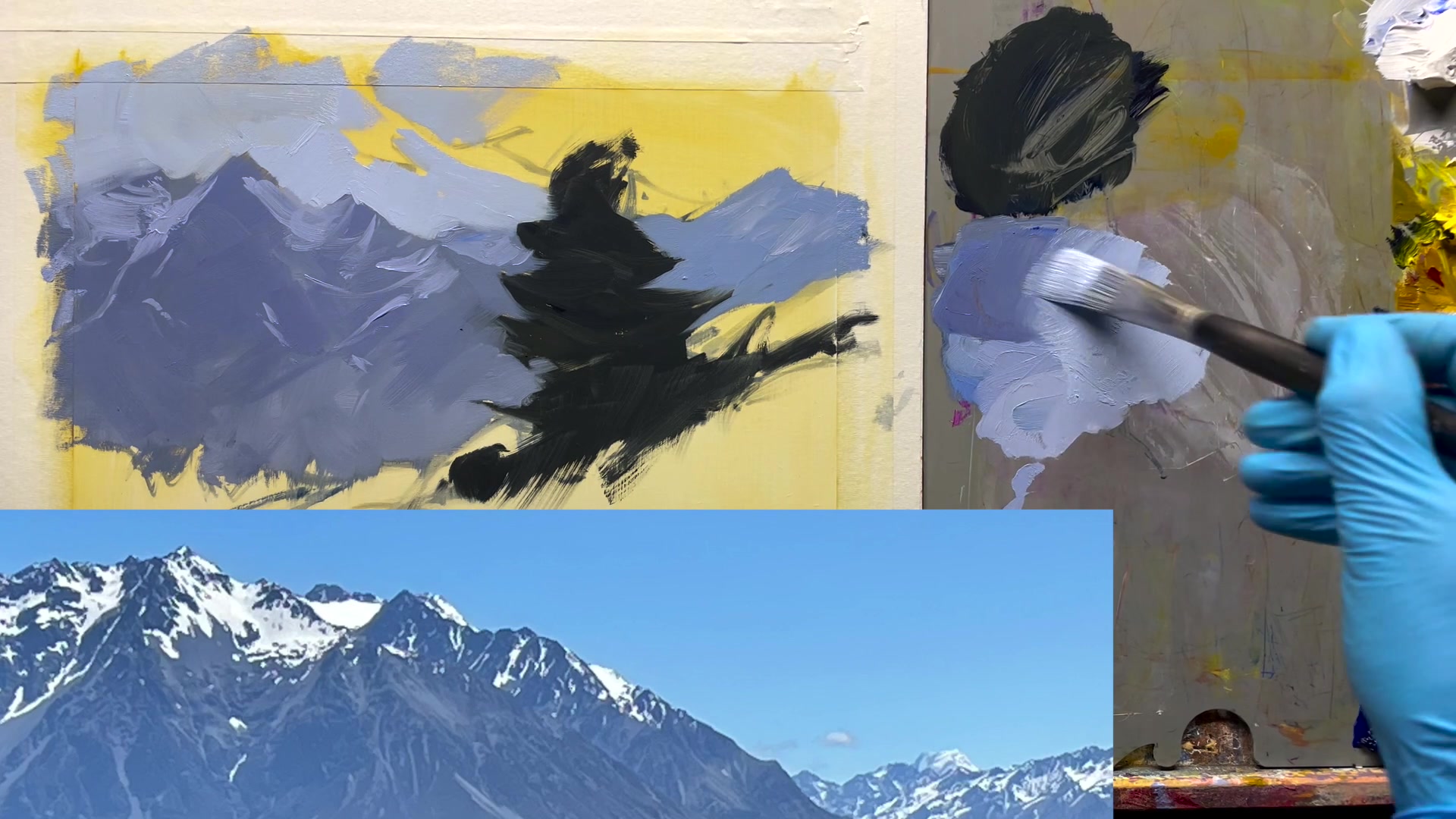 Step 13 — Refining the Tree and Adding Details (video frame from the lesson)