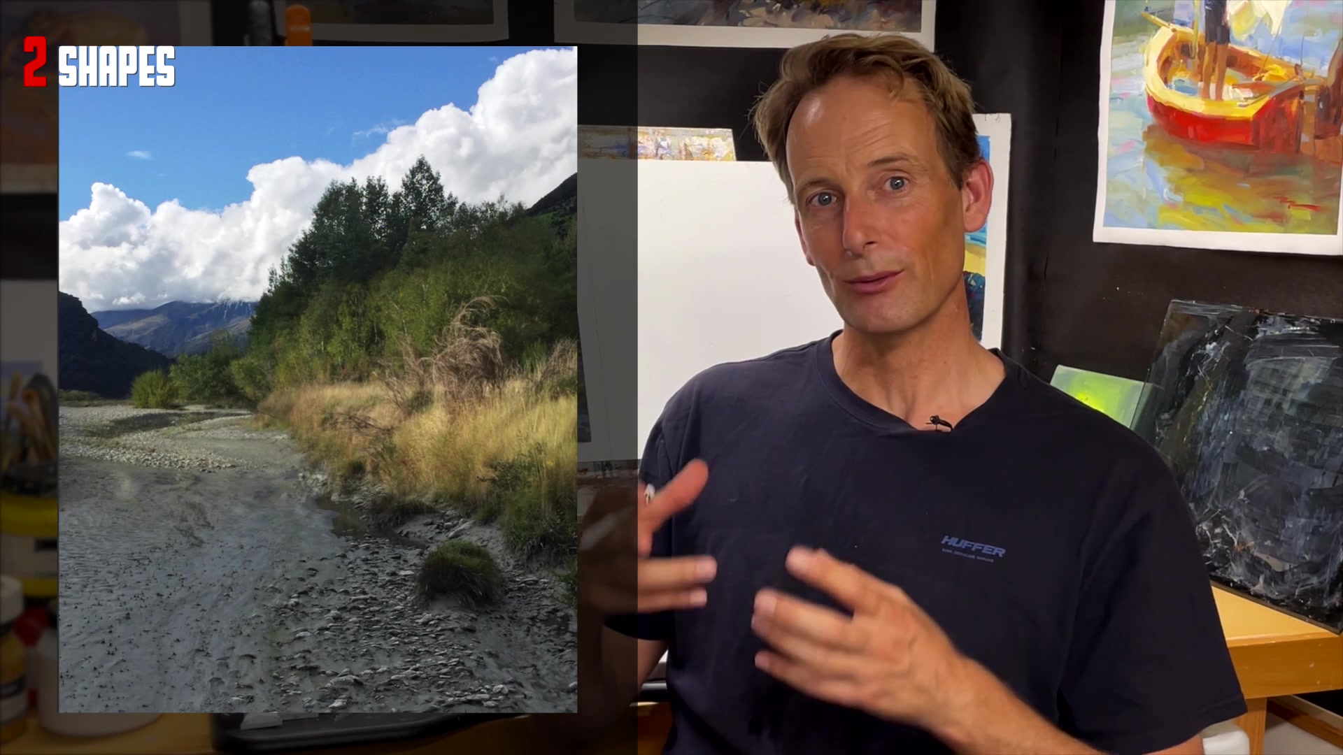 Step 3 — Shape Design and Variety (video frame from the lesson)