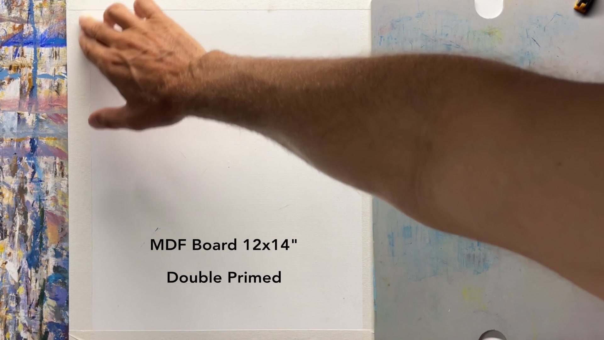 Step 4 — Preparing the Canvas (video frame from the lesson)
