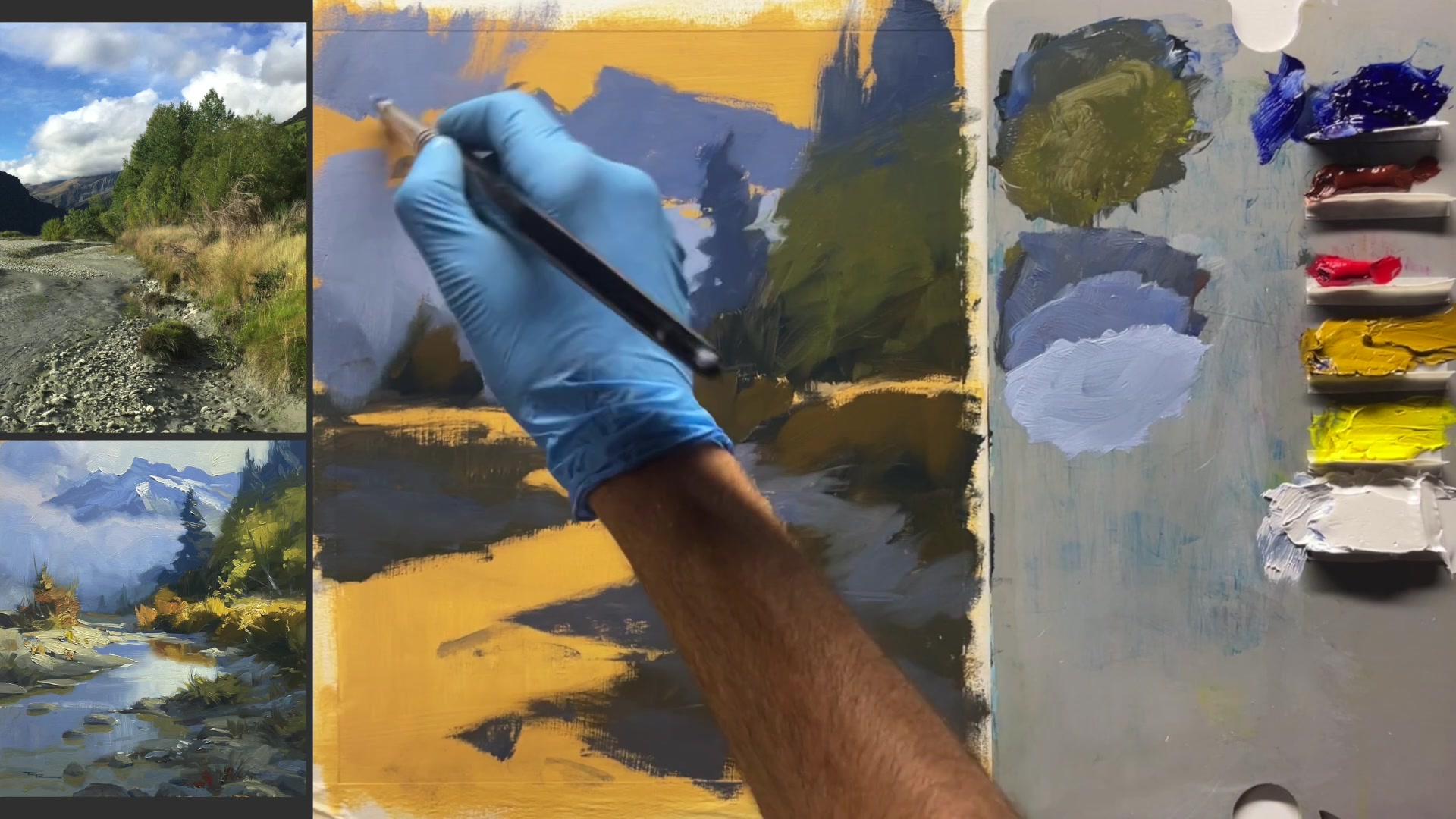 Step 11 — Reflections in Water (video frame from the lesson)