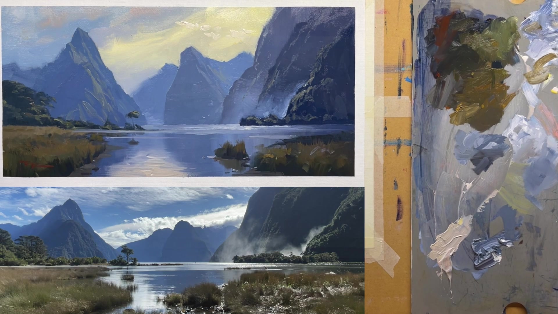 Step 17 — Revisiting and Enhancing the Painting (video frame from the lesson)