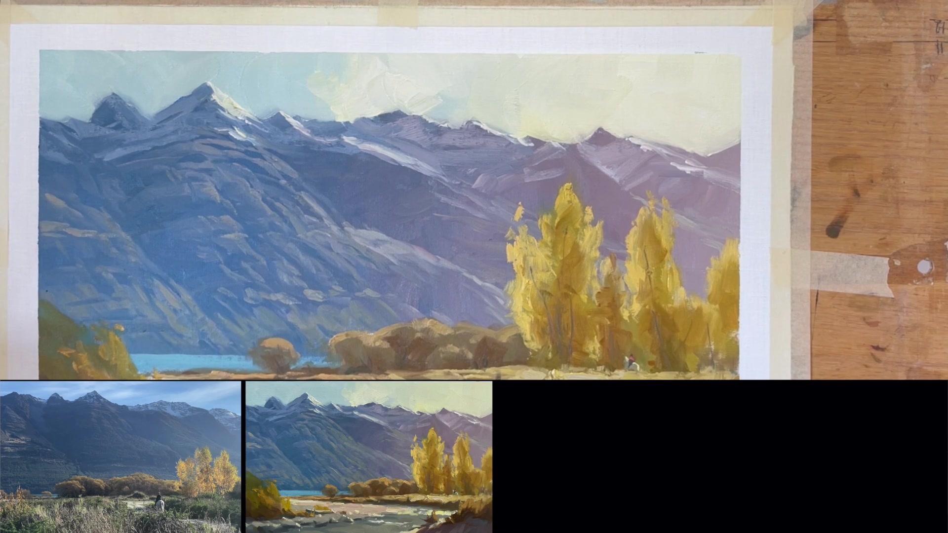 Step 35 — Comparing Warm and Cool Light (video frame from the lesson)
