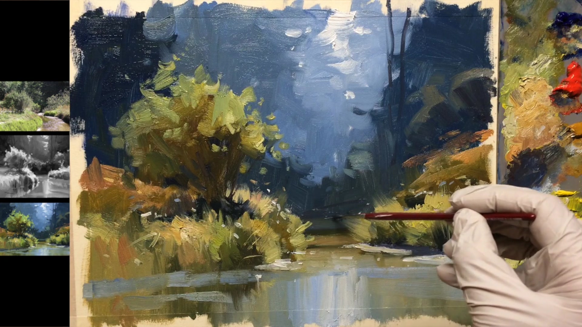 Step 22 — Final touches and details (video frame from the lesson)