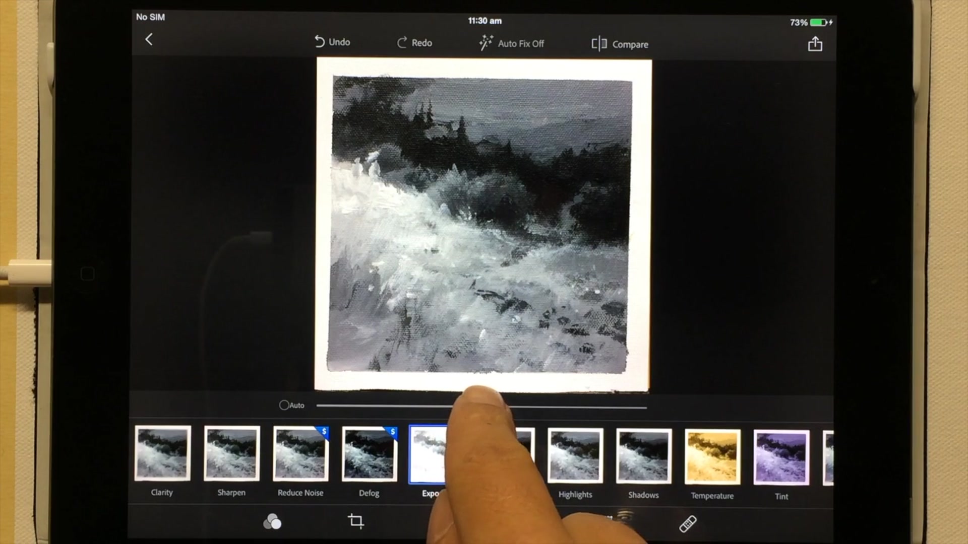 Step 3 — Digital Adjustments and Design Considerations (video frame from the lesson)