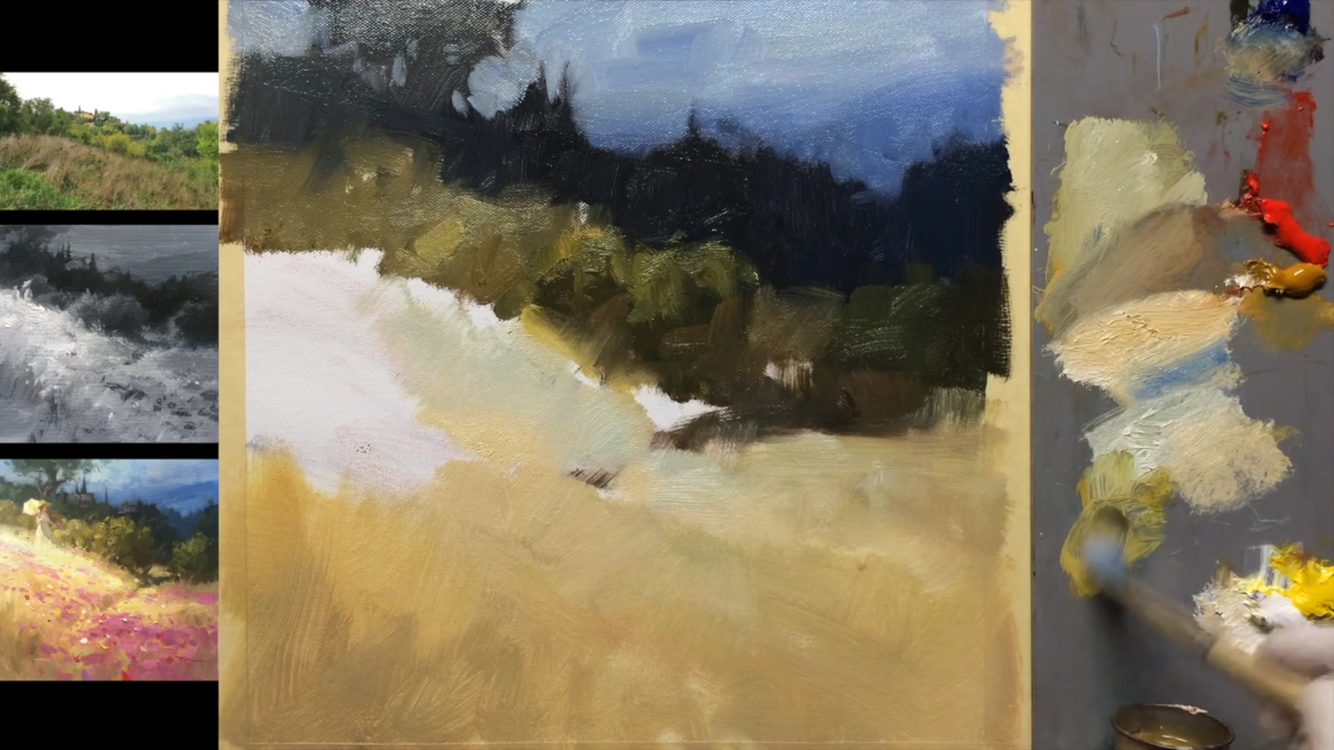 Step 10 — Adding Texture and Details (video frame from the lesson)