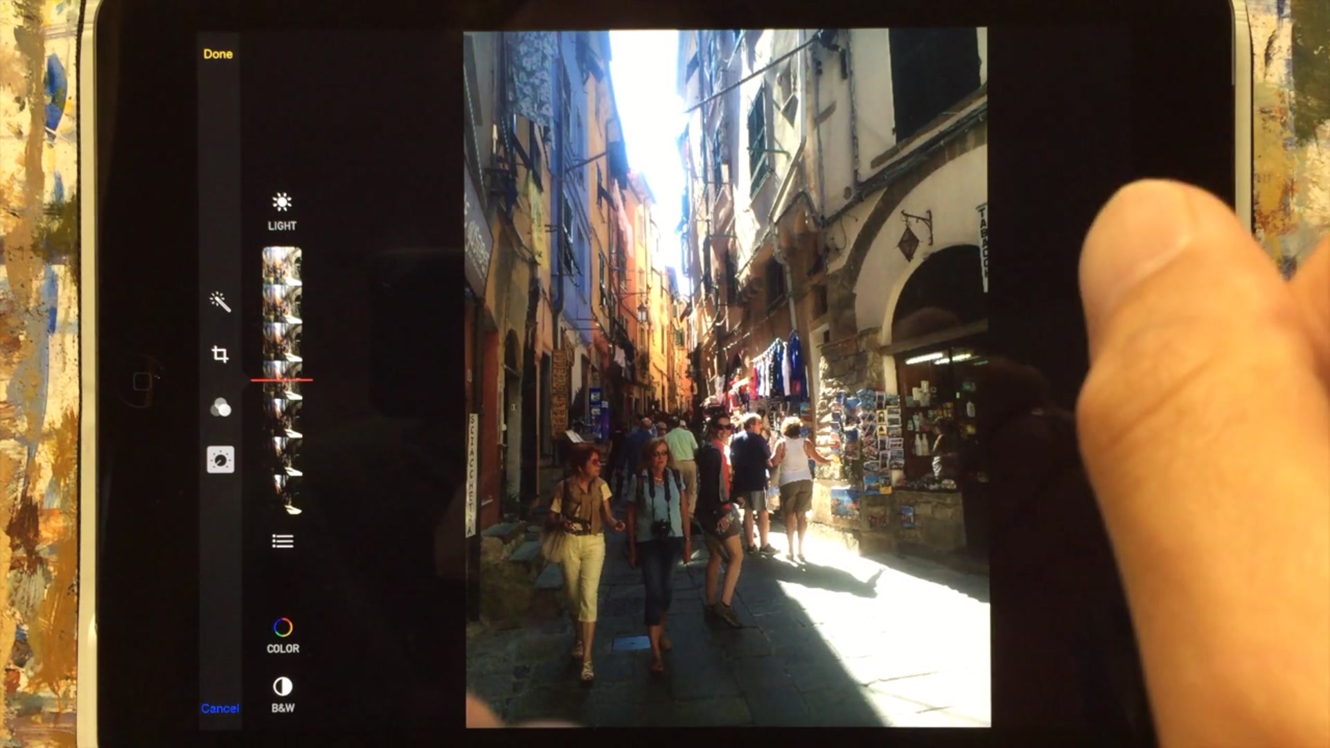 Step 3 — Sketching and Grid Transfer Method (video frame from the lesson)