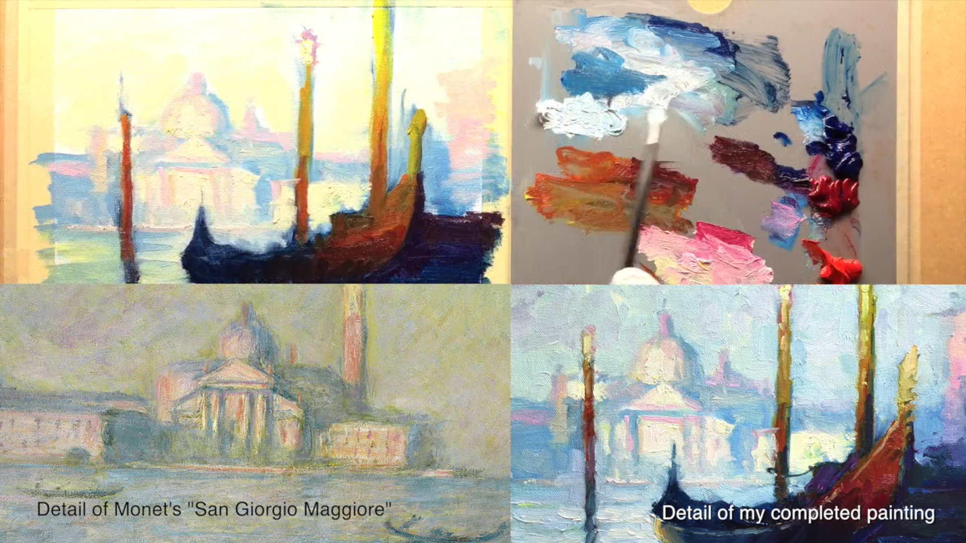 Step 10 — Adding Texture to the Sky (video frame from the lesson)