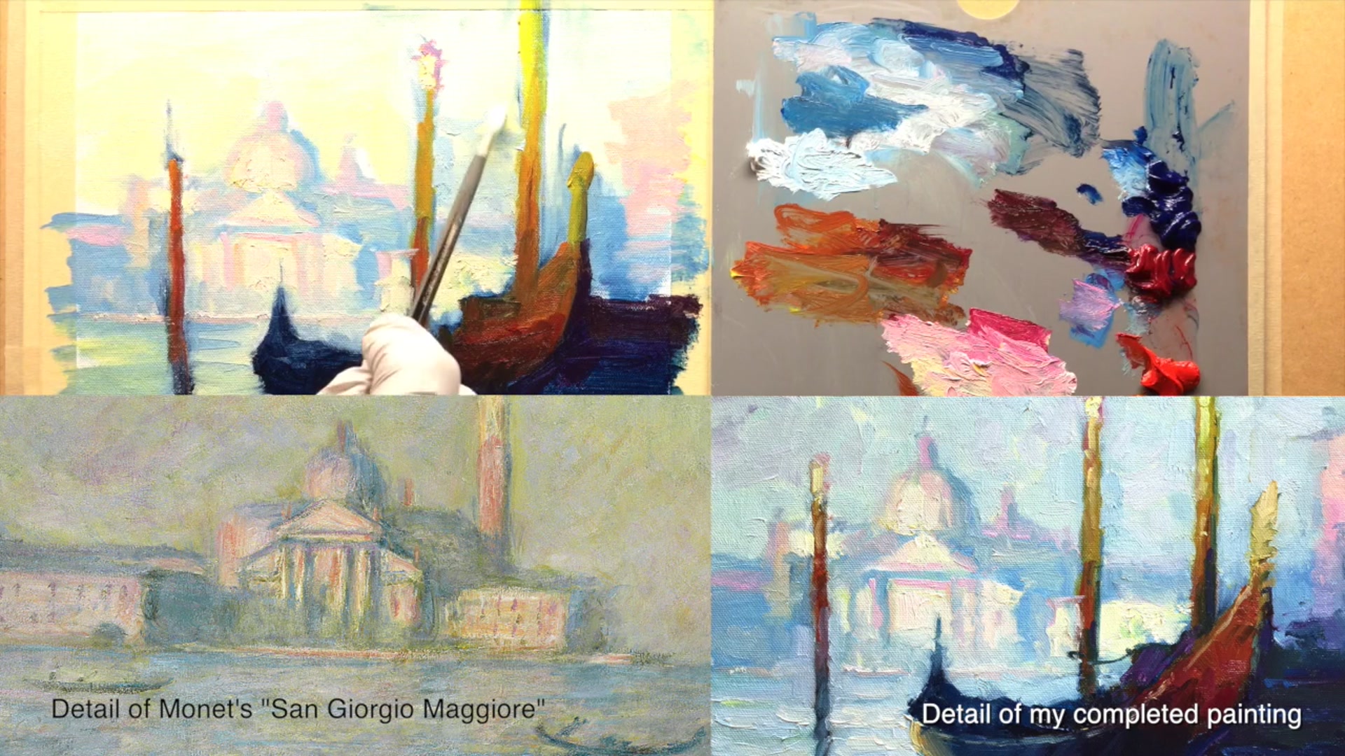 Step 11 — Monet's Brushwork and Color Vibrations (video frame from the lesson)