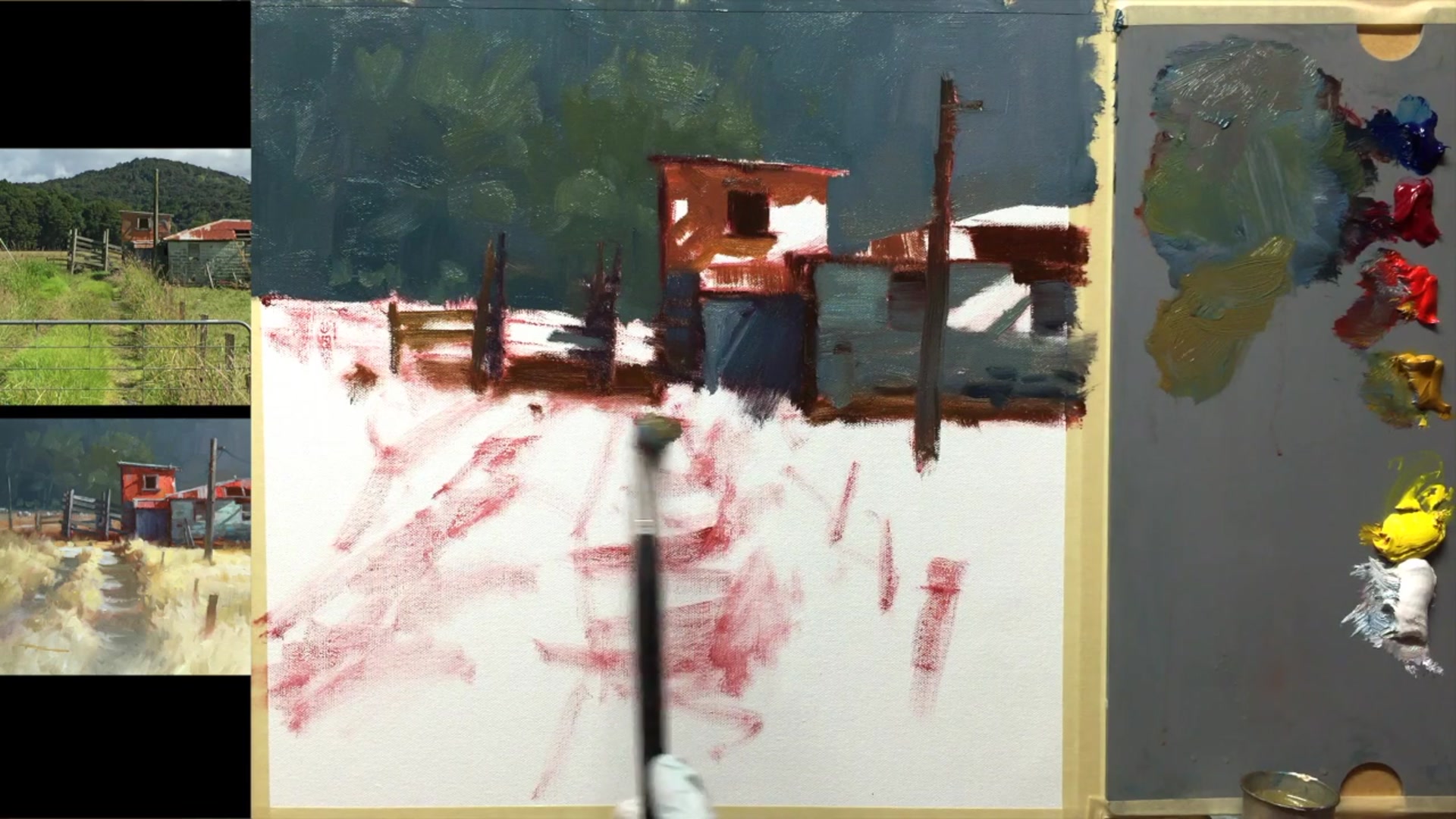 Step 9 — Grass Shadows and Light Interaction (video frame from the lesson)
