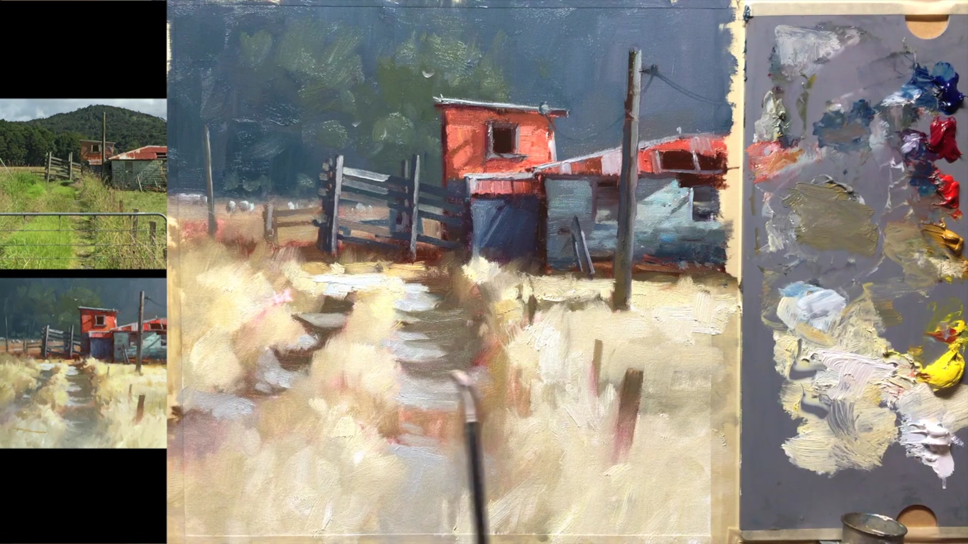 Step 15 — Final Adjustments and Softening (video frame from the lesson)