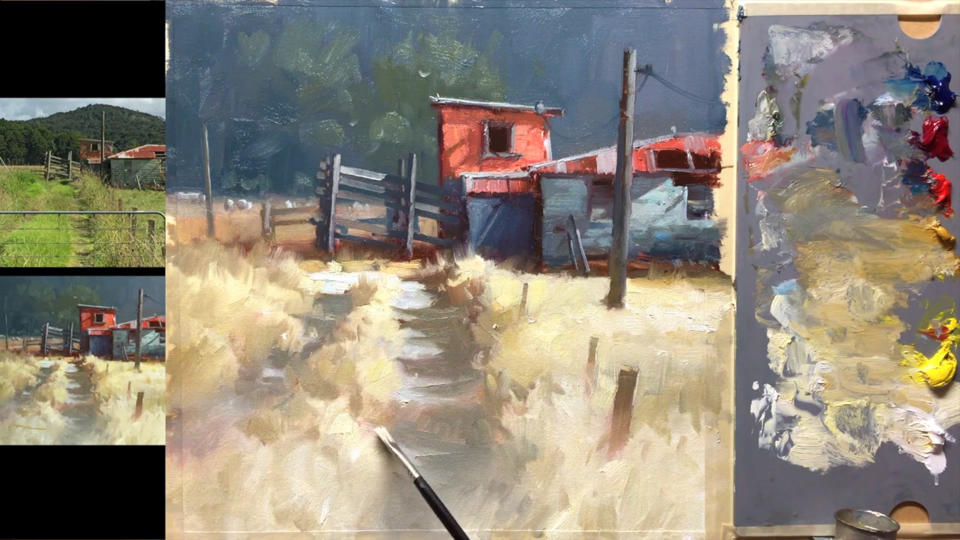 Step 16 — Finishing Touches (video frame from the lesson)