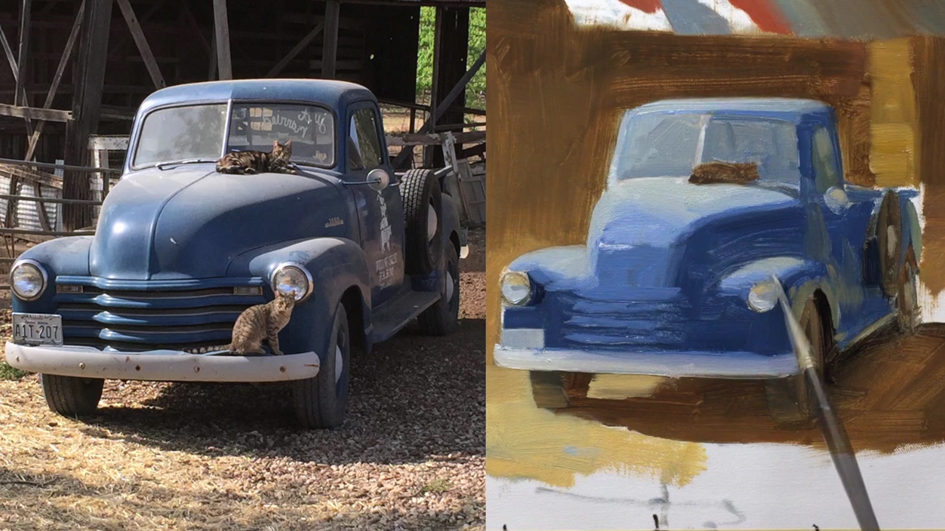 Step 20 — Adding Highlights and Details (video frame from the lesson)