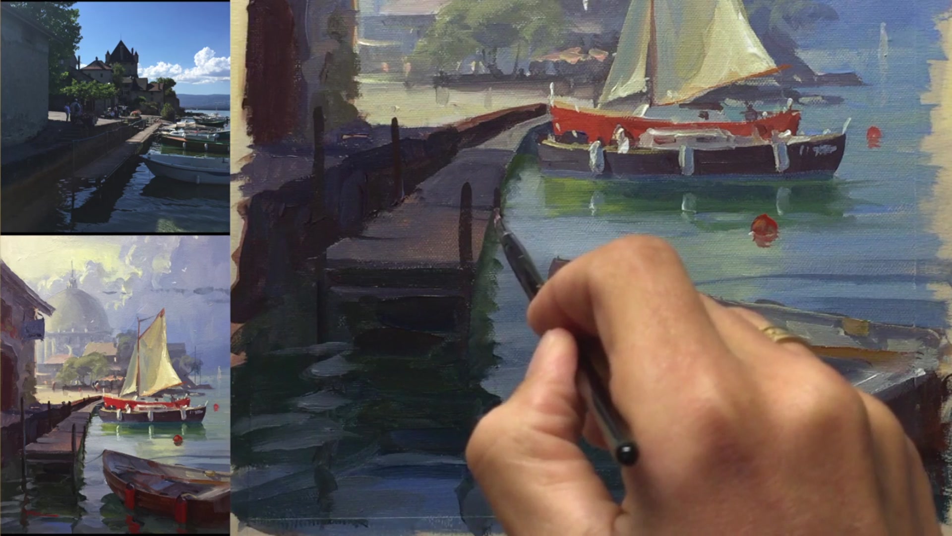 Step 18 — Final Touches and Signing (video frame from the lesson)