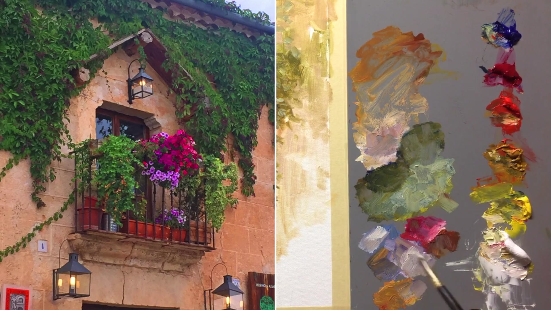 Step 17 — Using broken color (video frame from the lesson)