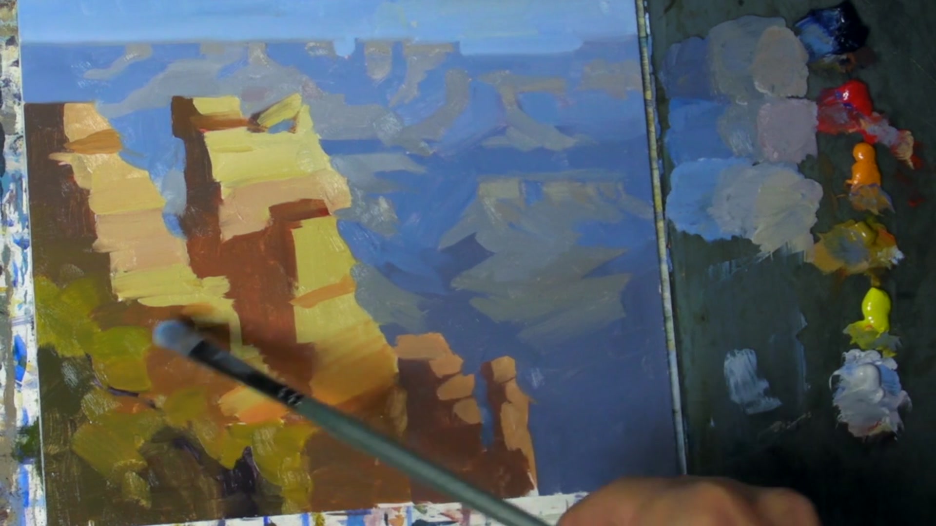 Step 11 — Adding Detail and Evaluating Simplicity (video frame from the lesson)