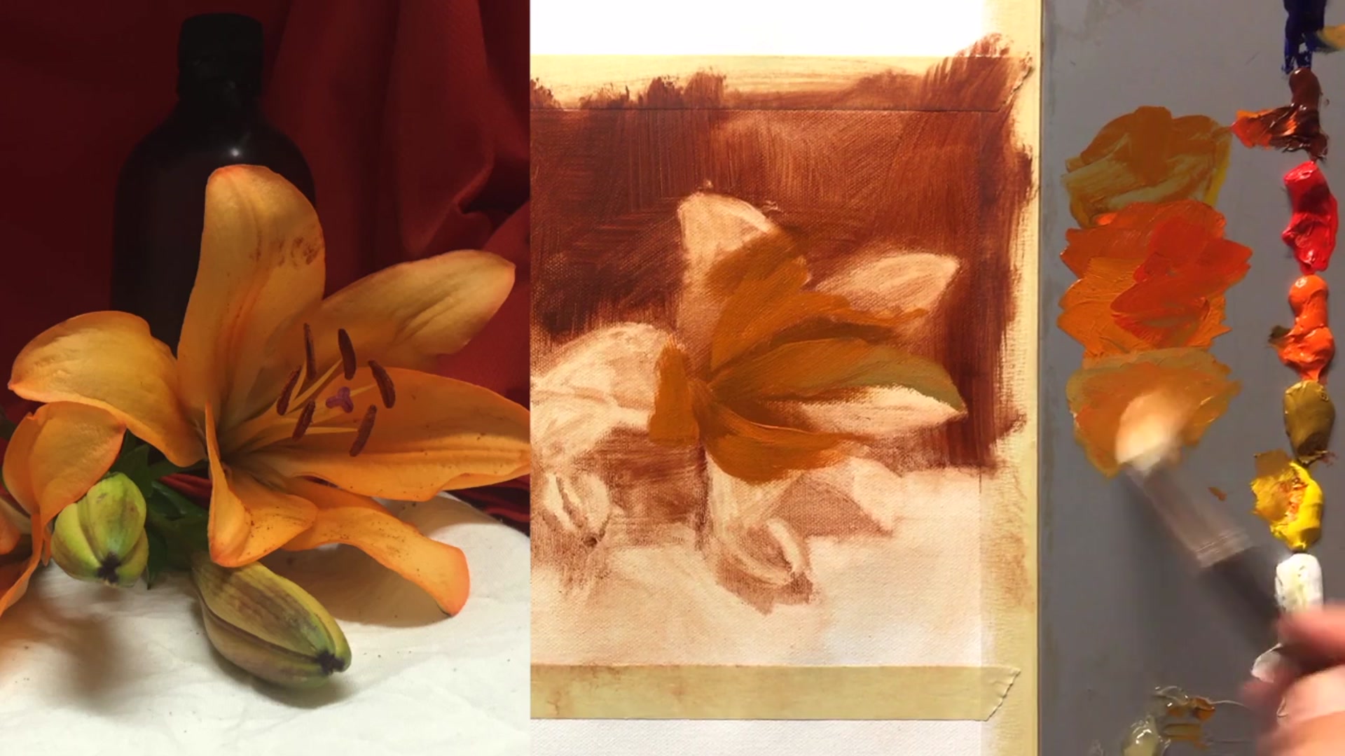 Step 11 — Creating Edges and Blending (video frame from the lesson)