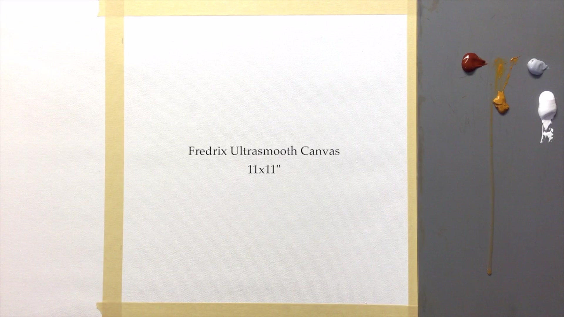 Step 2 — Preparing the canvas (video frame from the lesson)