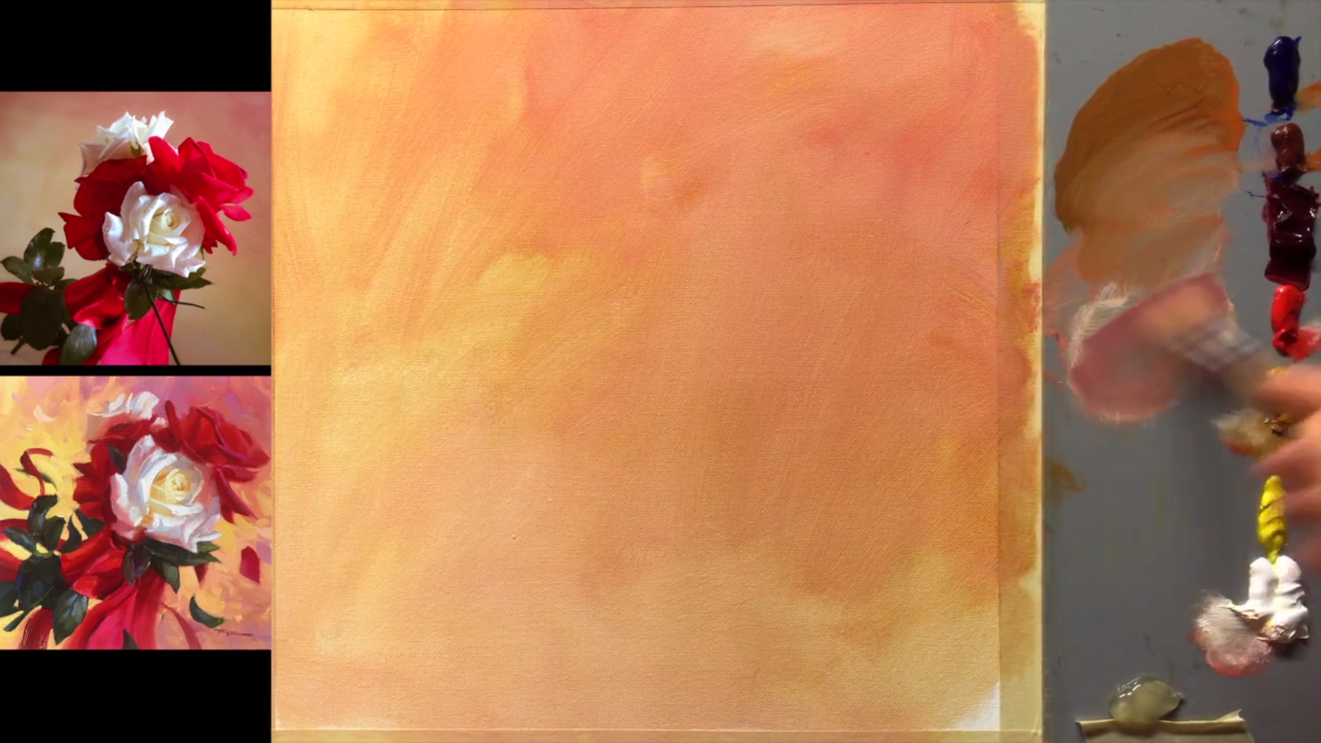 Step 4 — Using Broken Colour (video frame from the lesson)