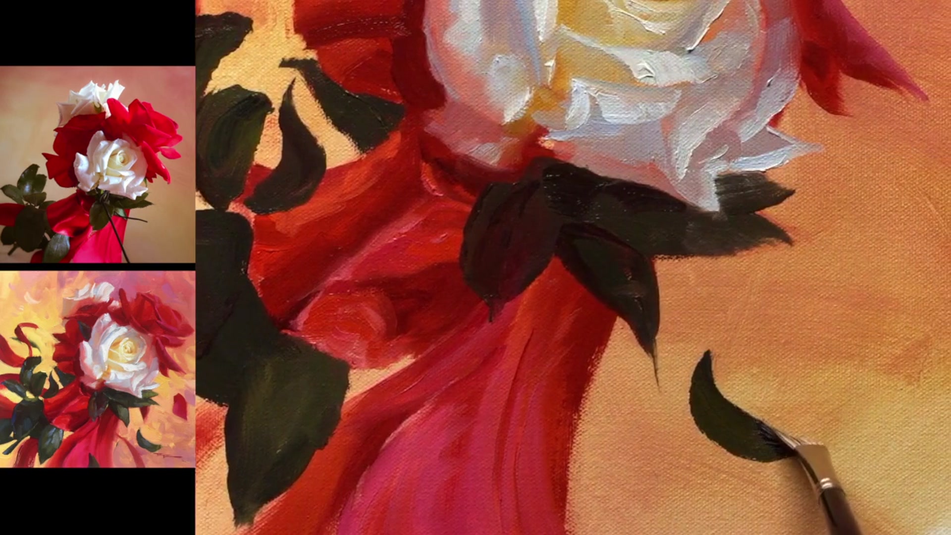 Step 10 — Refining Background and Edges (video frame from the lesson)