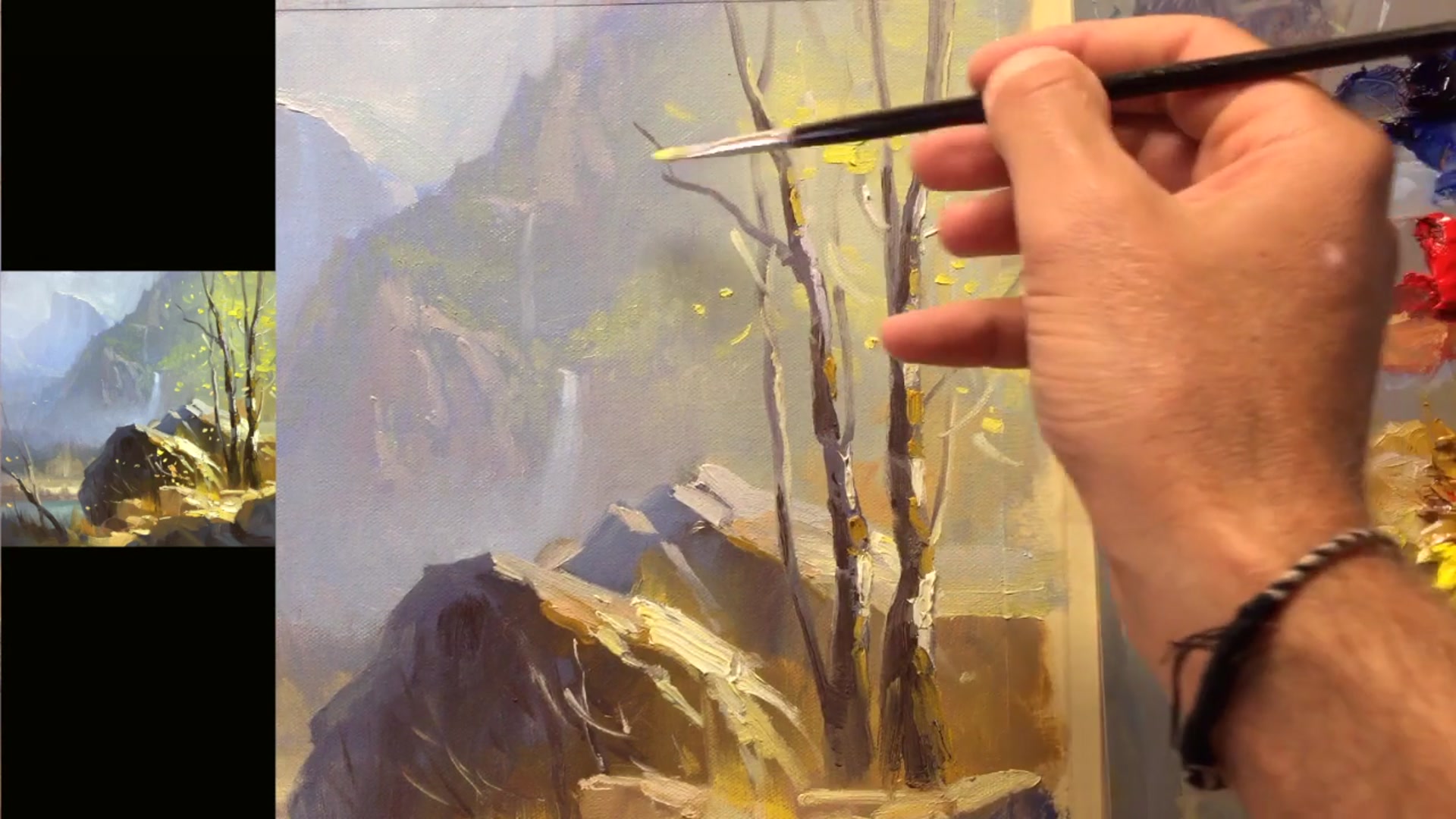 Step 19 — Reflected Light and Final Details (video frame from the lesson)