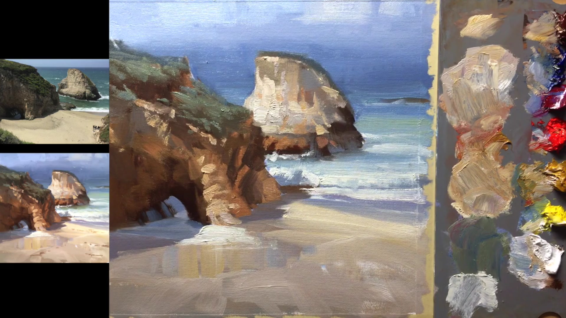 Step 16 — Final Touches and Accents (video frame from the lesson)