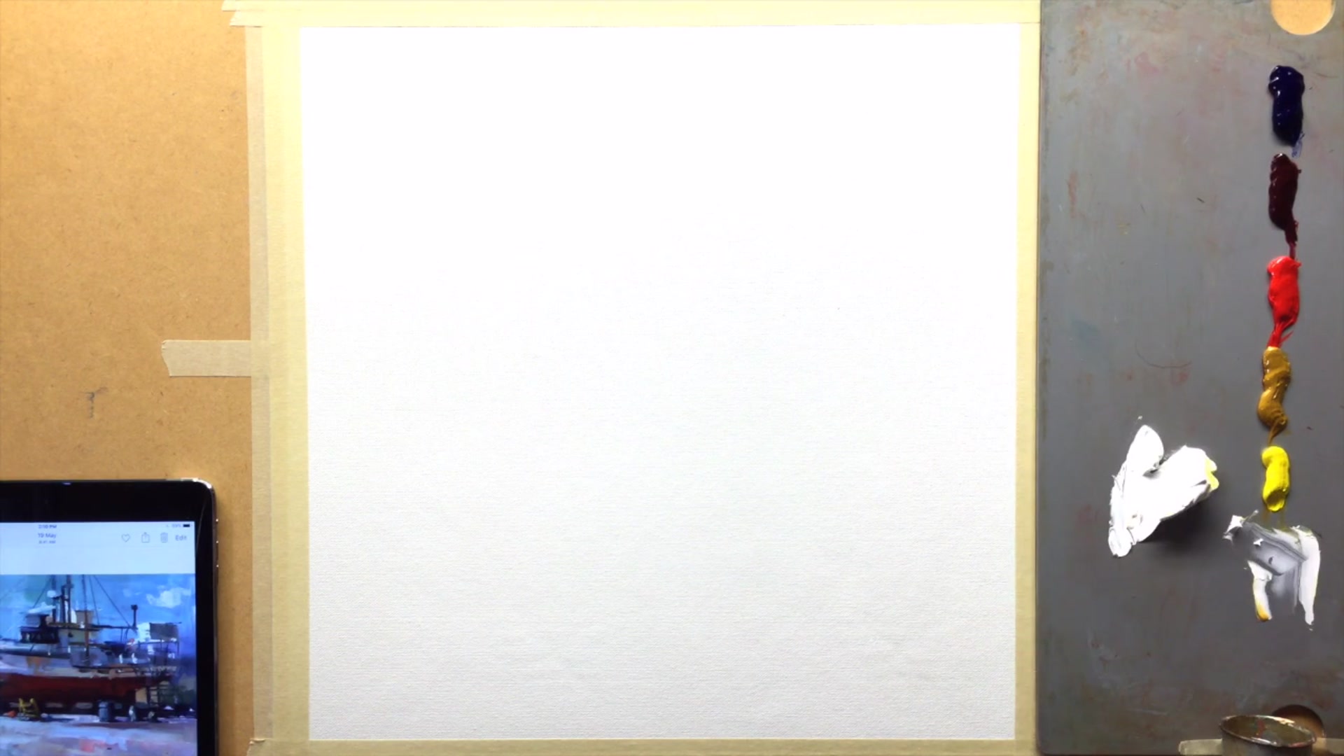 Step 1 — Beating the White (video frame from the lesson)