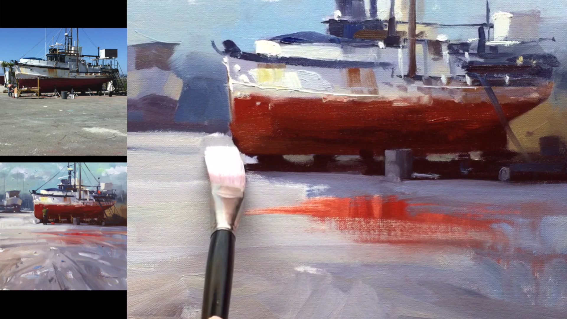 Step 11 — Adding Details with Rig-A-Brush (video frame from the lesson)