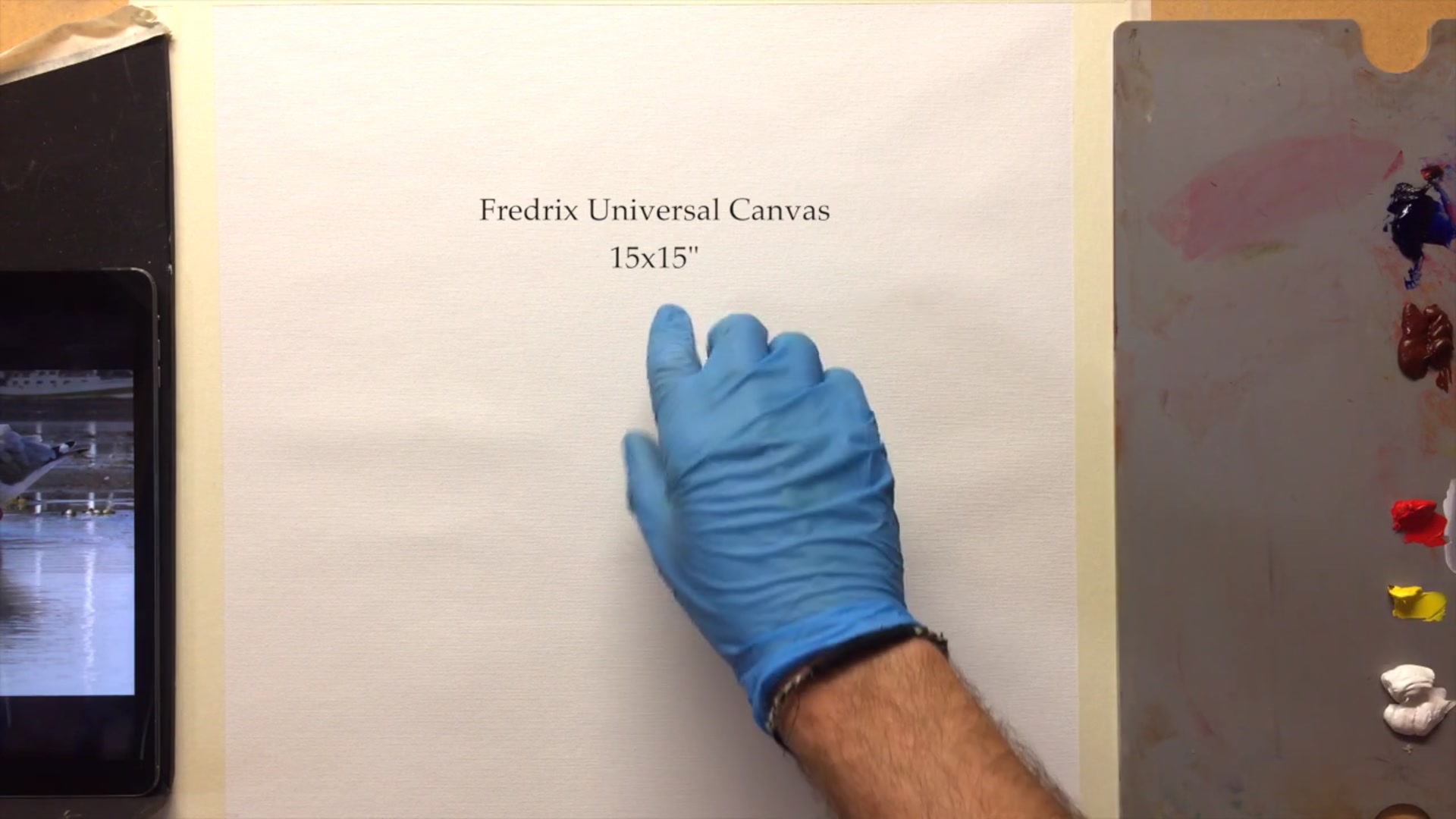 Step 1 — Canvas Preparation (video frame from the lesson)