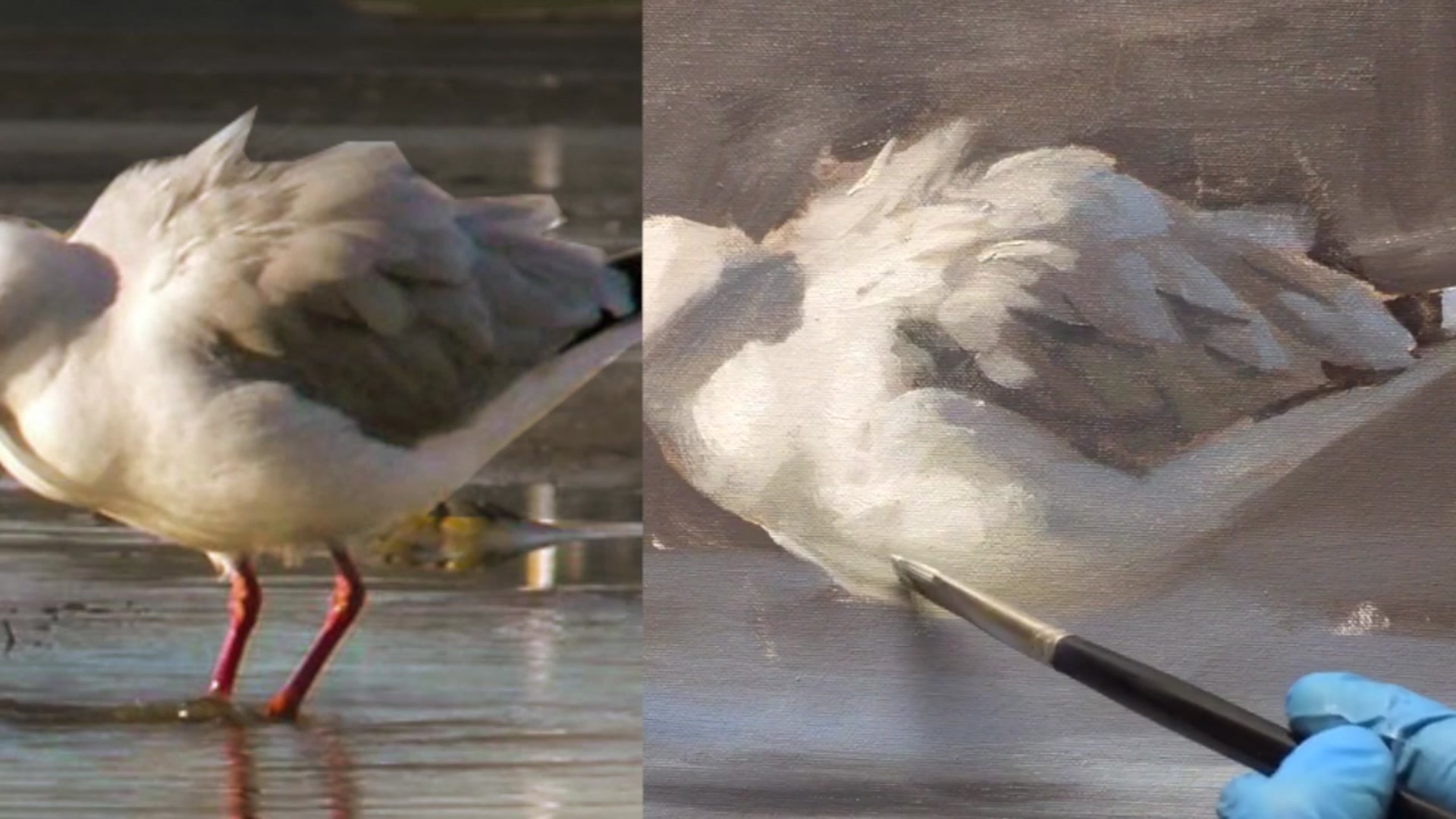Step 17 — Detailing the Head (video frame from the lesson)