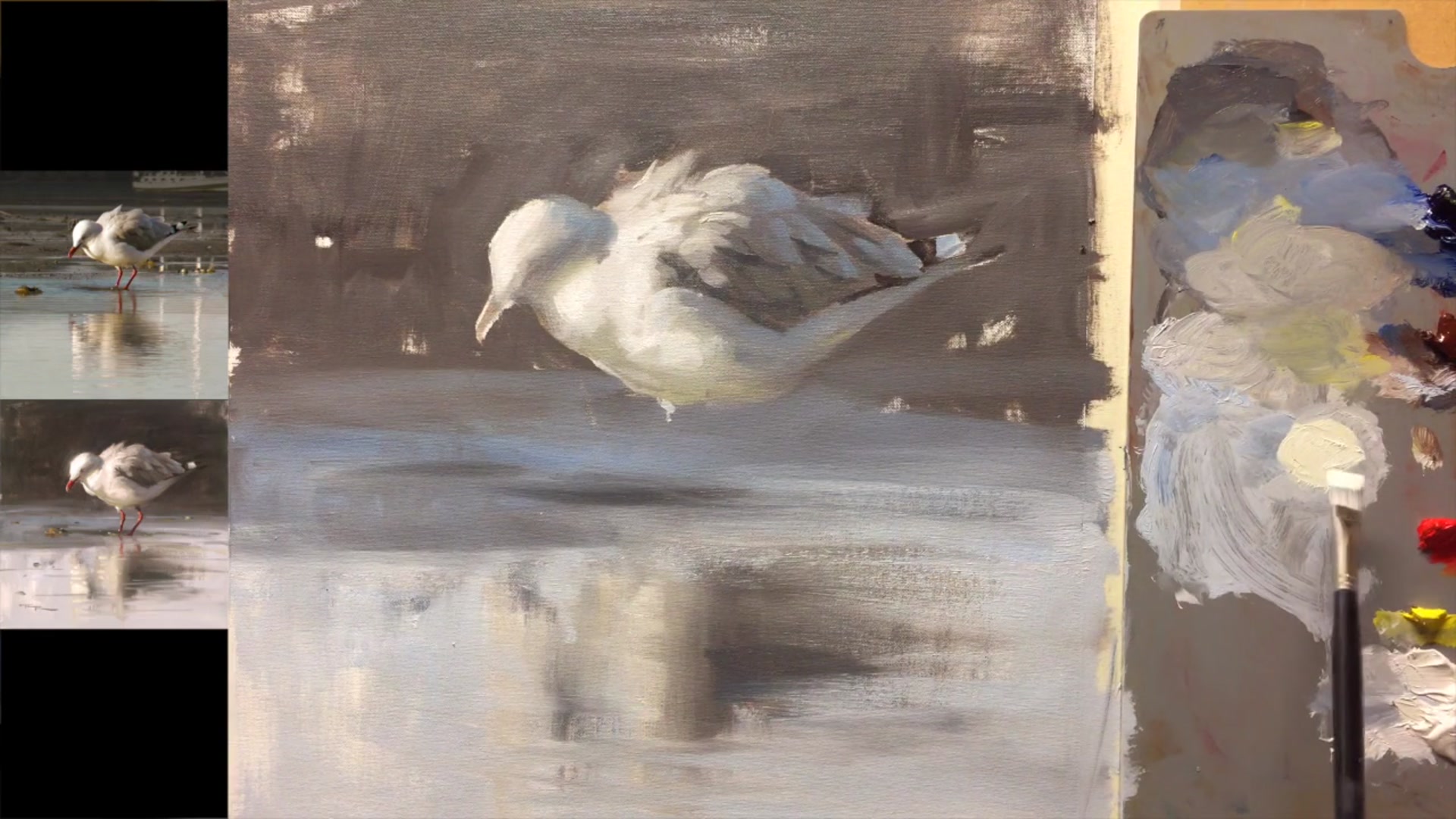 Step 18 — Highlighting the Bird (video frame from the lesson)