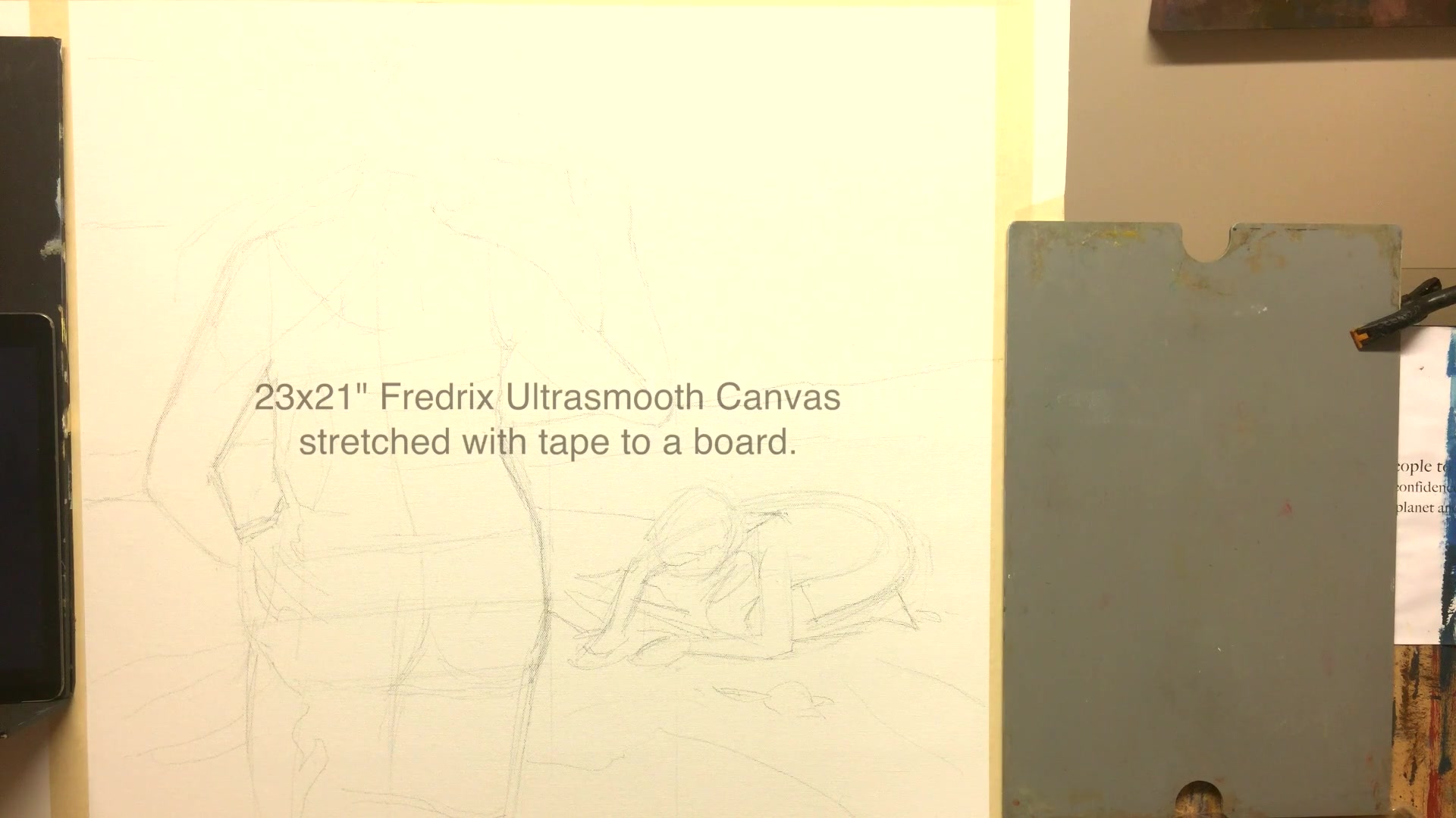 Step 5 — Drawing and Transferring Techniques (video frame from the lesson)