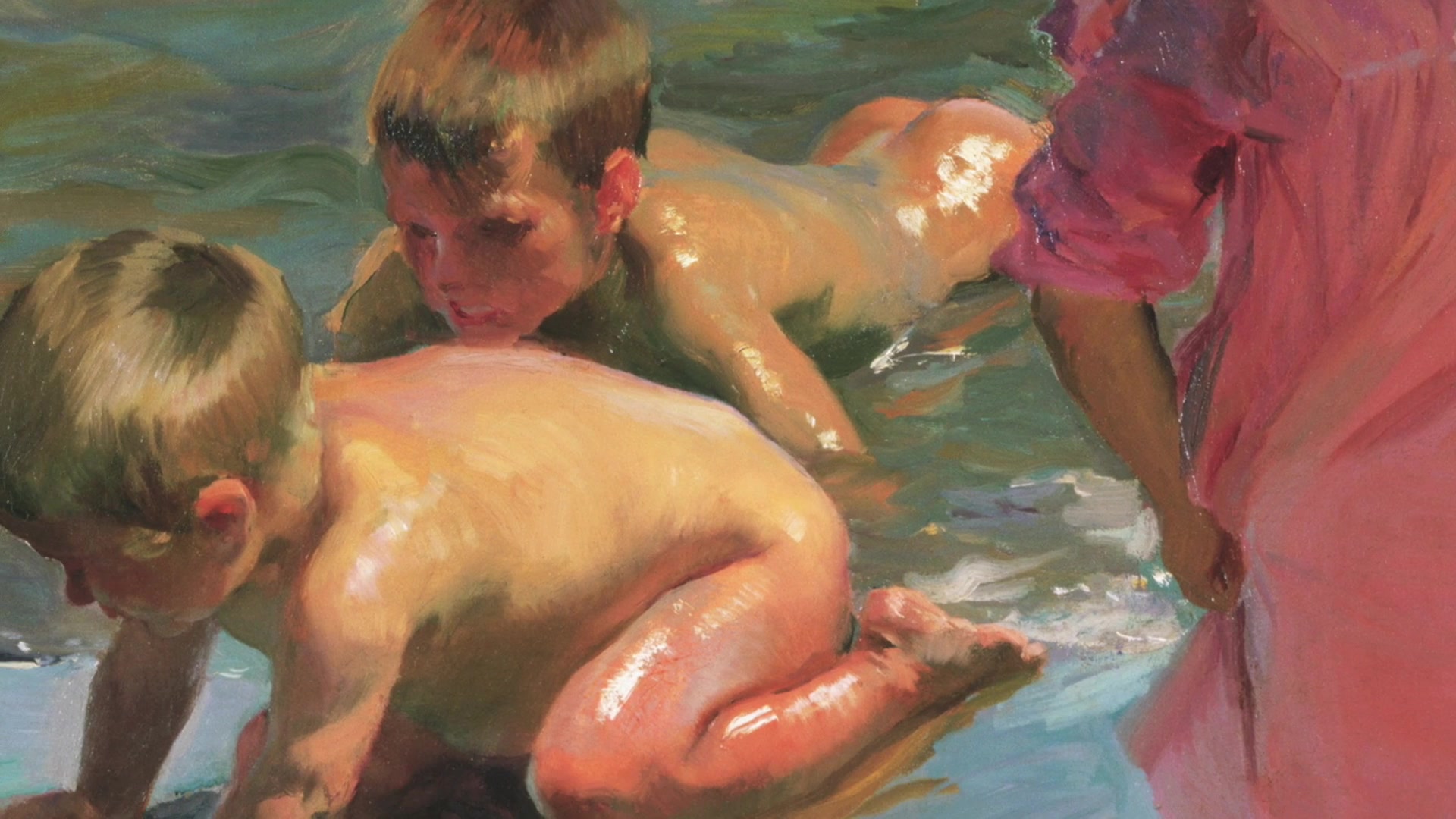 Step 8 — Mixing Flesh Tones (video frame from the lesson)