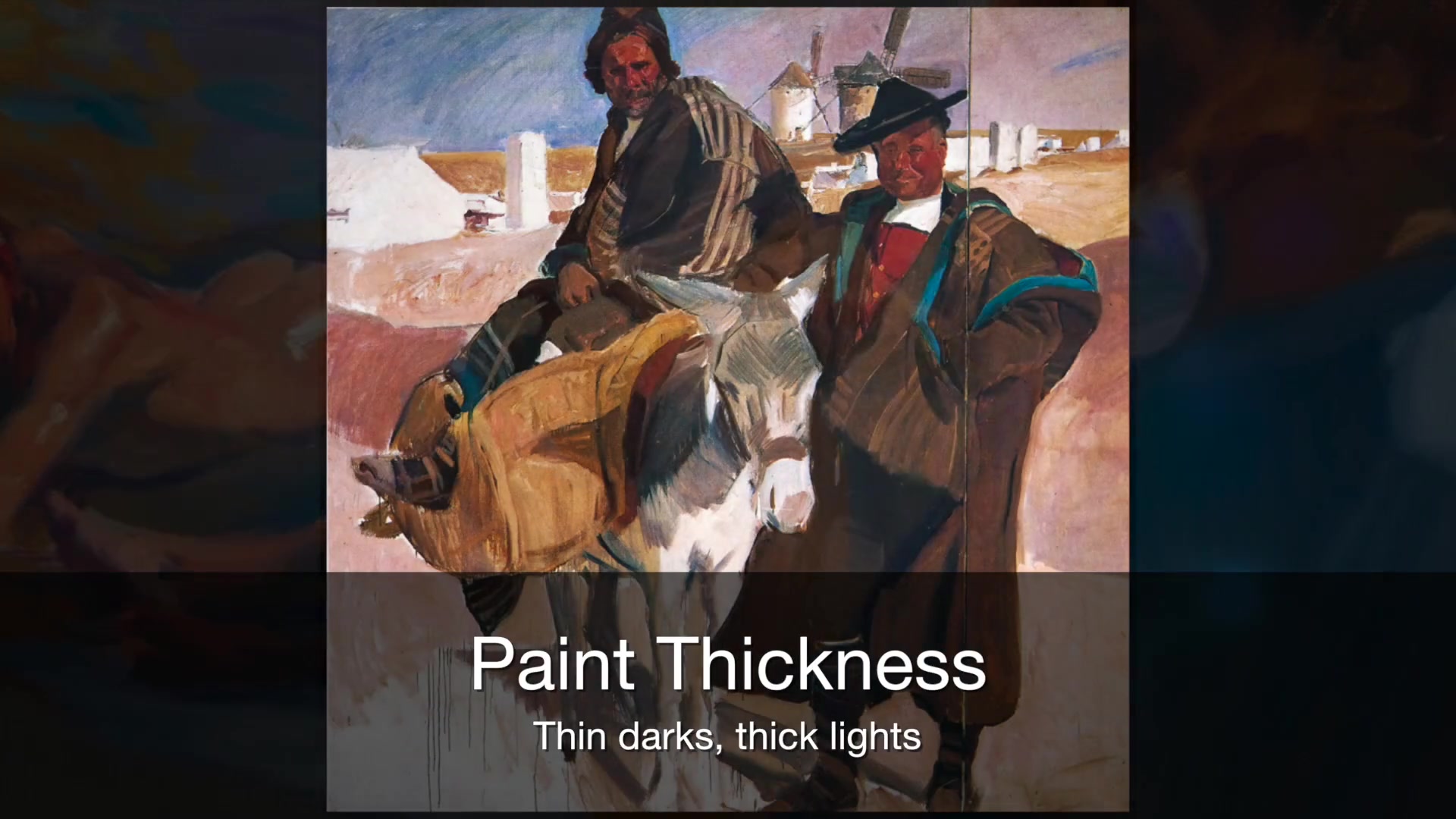Step 10 — Painting Techniques: Darks and Lights (video frame from the lesson)