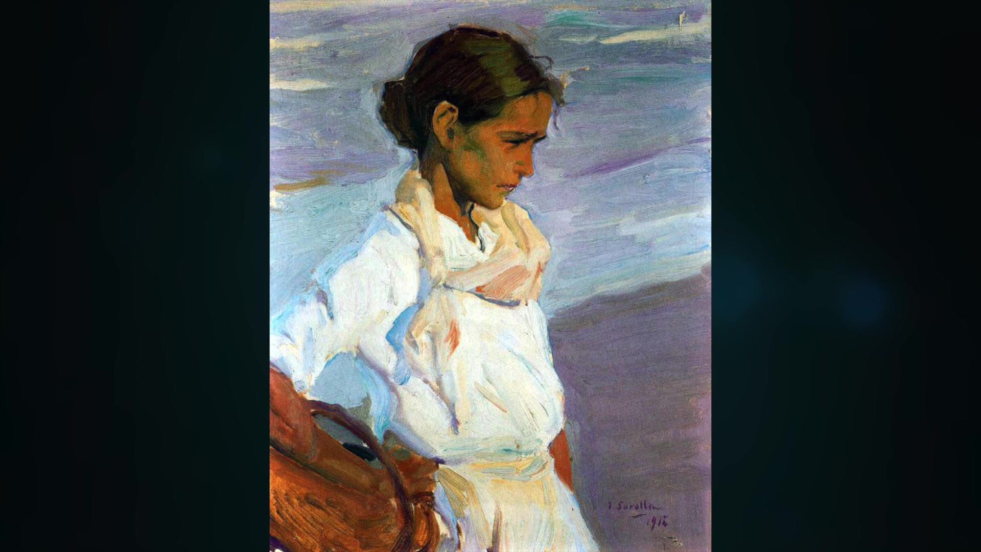 Step 14 — Painting Hair and Textural Details (video frame from the lesson)