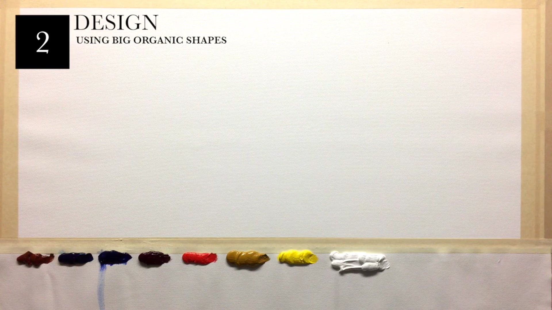 Step 5 — Sketching and Designing Big Shapes (video frame from the lesson)