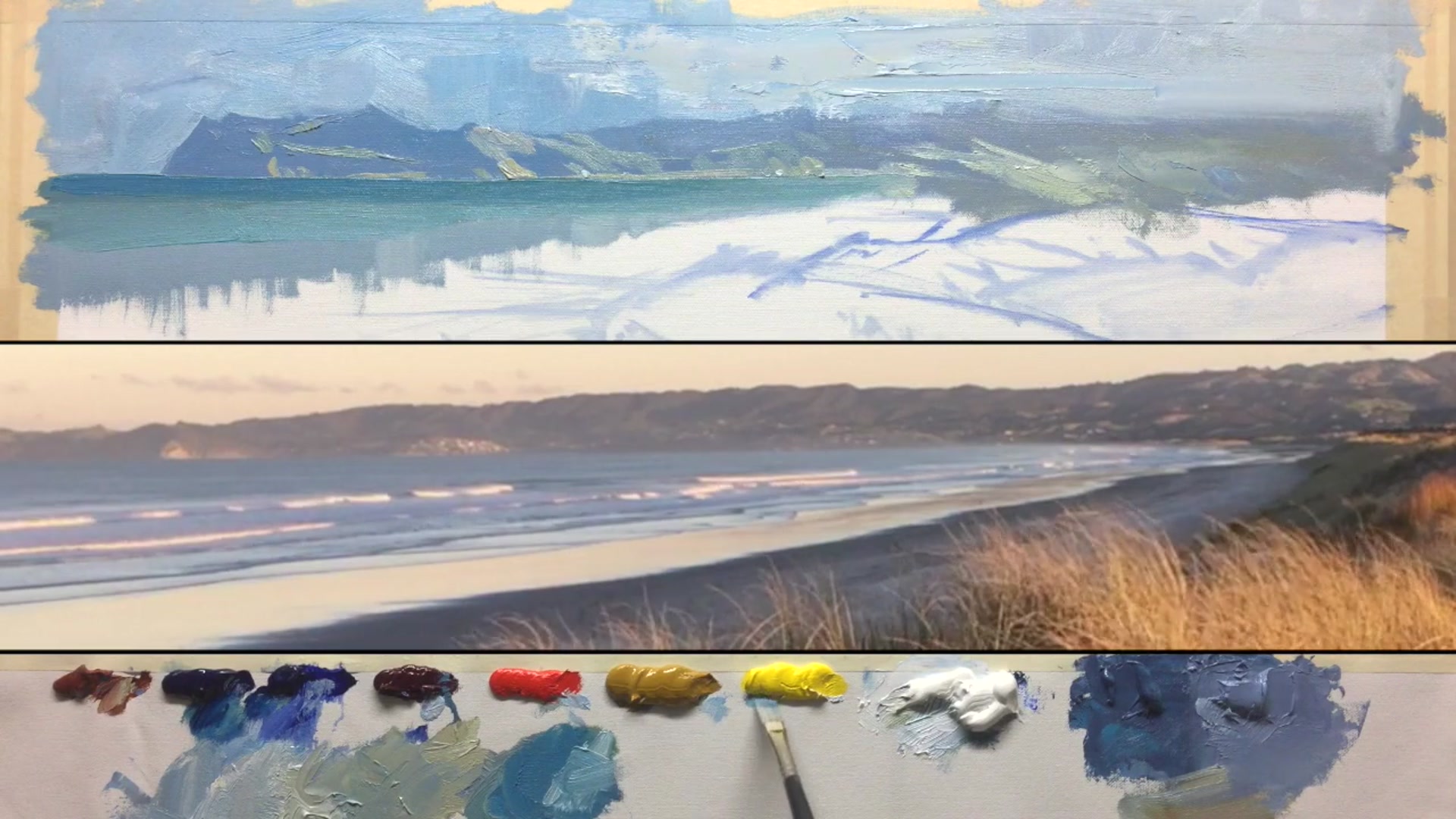 Step 10 — Adding Wave Details (video frame from the lesson)