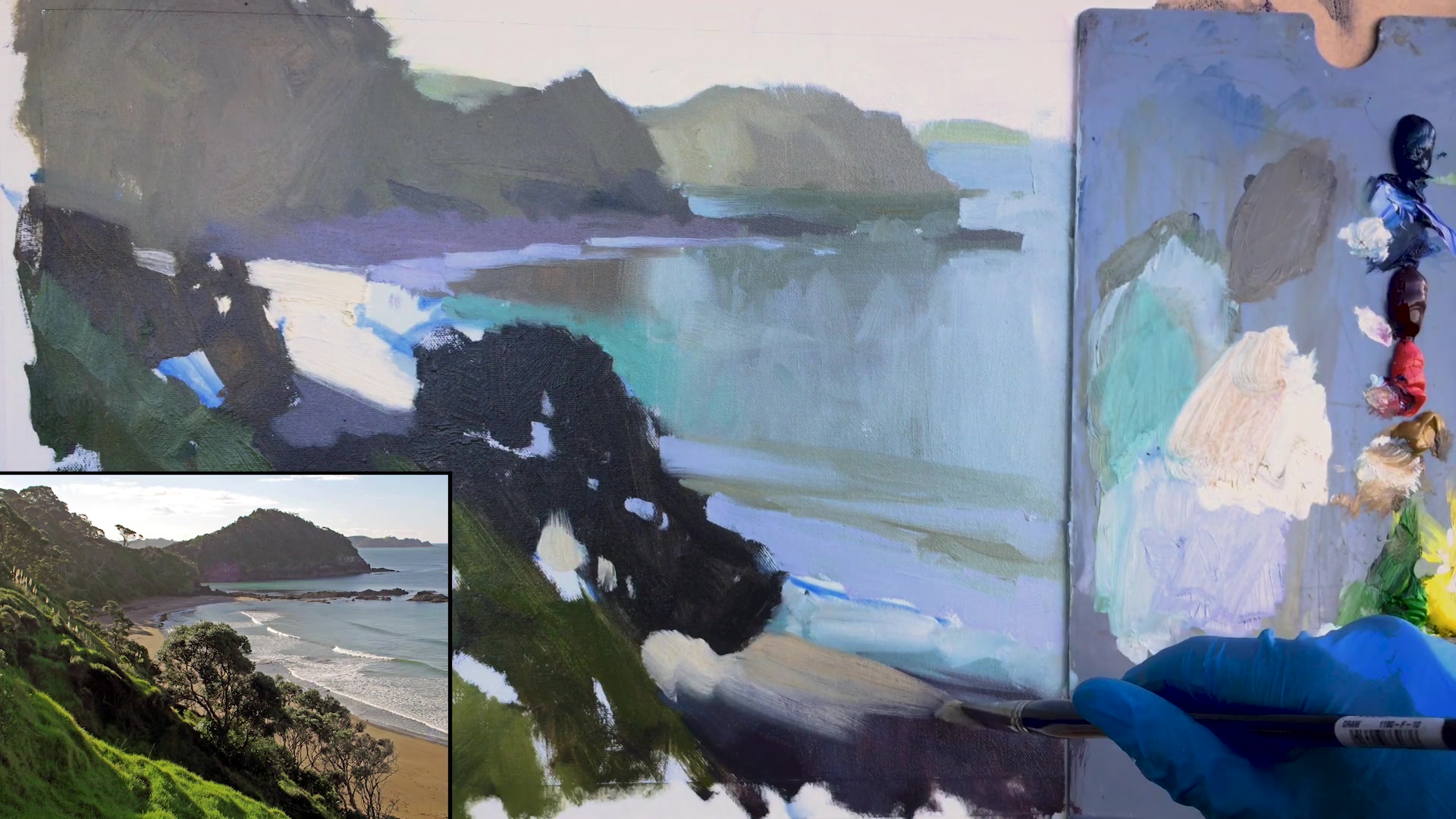 Step 11 — Adding details and highlights (video frame from the lesson)
