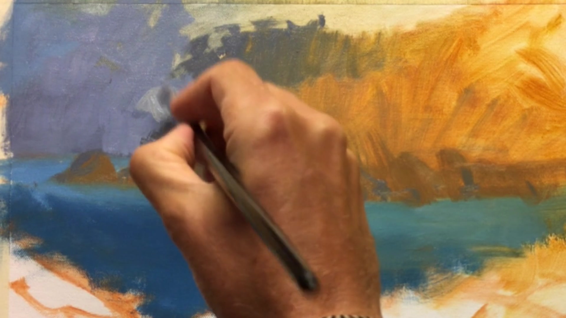 Step 5 — Adding Color Transitions (video frame from the lesson)