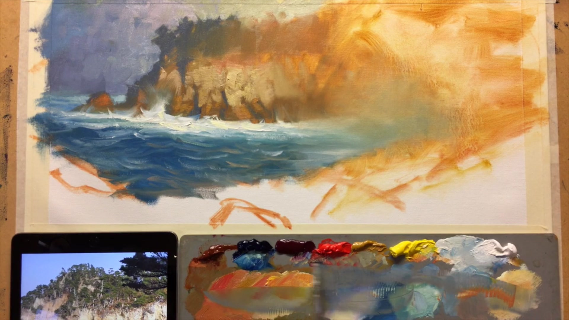 Step 10 — Enhancing the Glowing Area (video frame from the lesson)