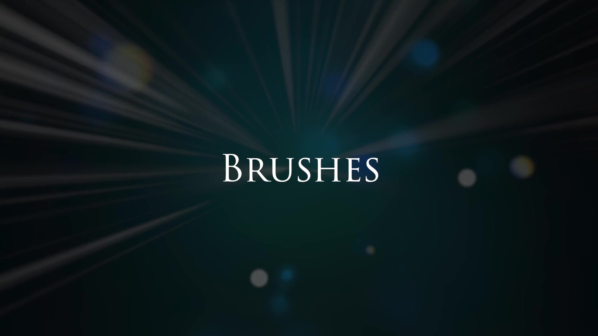 Step 1 — Brushes and Their Uses (video frame from the lesson)
